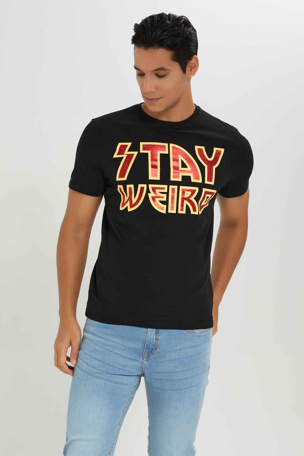 Redtag-Men-Black-Rock-N-Roll-T-Shirt-Category:T-Shirts,-Colour:Black,-Deals:New-In,-Dept:Menswear,-Filter:Men's-Clothing,-Men-T-Shirts,-New-In-Men-APL,-Non-Sale,-Section:Men,-W22B-Men's-