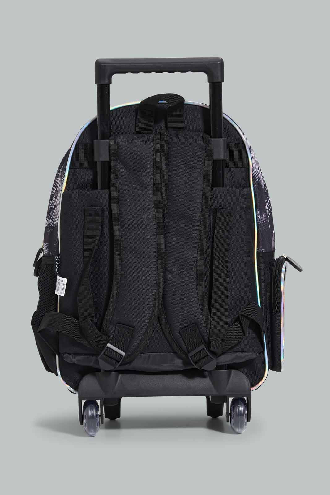 Redtag-Black/Red-Hot-Wheels-Print-Trolley-&-Lunch-Bag-With-Pencil-Case-BOY-Trolley,-Category:Bags,-CHR,-Colour:Assorted,-Filter:Boys-Accessories,-New-In,-New-In-BOY-ACC,-Non-Sale,-Section:Boys-(0-to-14Yrs),-W22-Check-