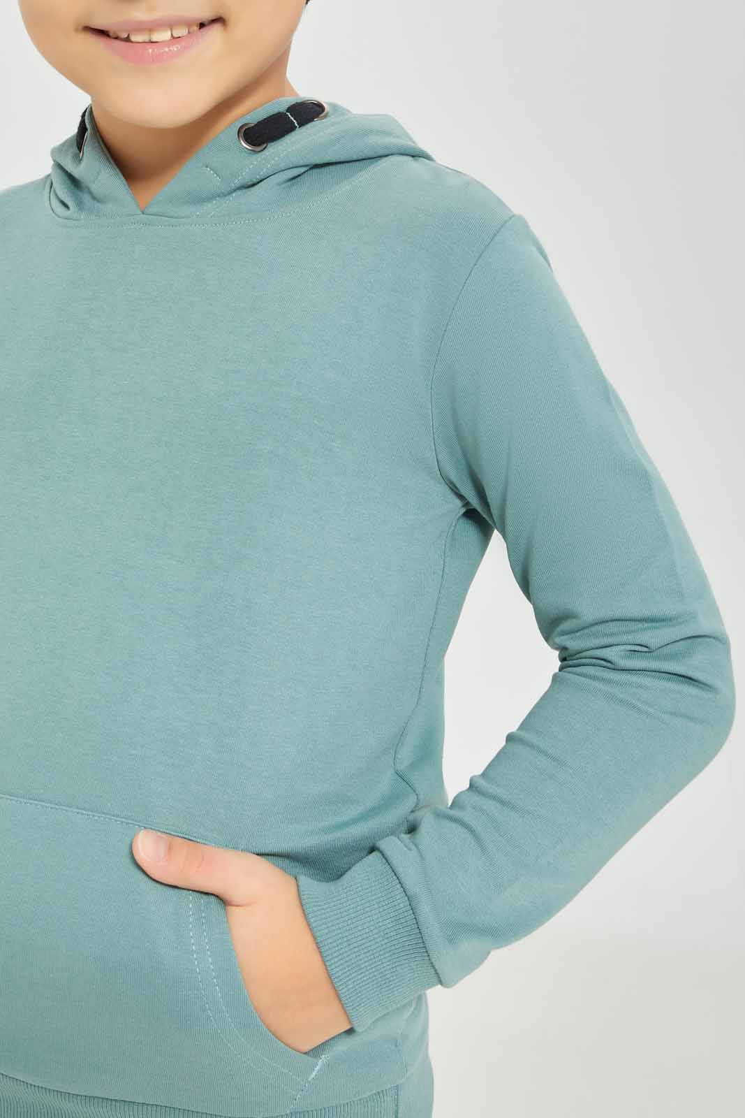 Redtag-Boys-Green-Hooded-Sweatshirt-BOY-Sweatshirts,-Category:Sweatshirts,-Colour:Green,-Deals:New-In,-Dept:Boys,-Filter:Boys-(2-to-8-Yrs),-New-In-BOY-APL,-Non-Sale,-S23A,-Section:Boys-(0-to-14Yrs),-TBL-Boys-2 to 8 Years
