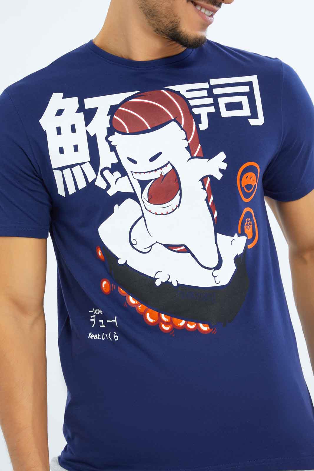 Redtag-Men-Navy-Graphic-T-Shirt-Category:T-Shirts,-Colour:Navy,-Deals:New-In,-Dept:Menswear,-Filter:Men's-Clothing,-Men-T-Shirts,-New-In-Men-APL,-Non-Sale,-S23B,-Section:Men,-TBL-Men's-