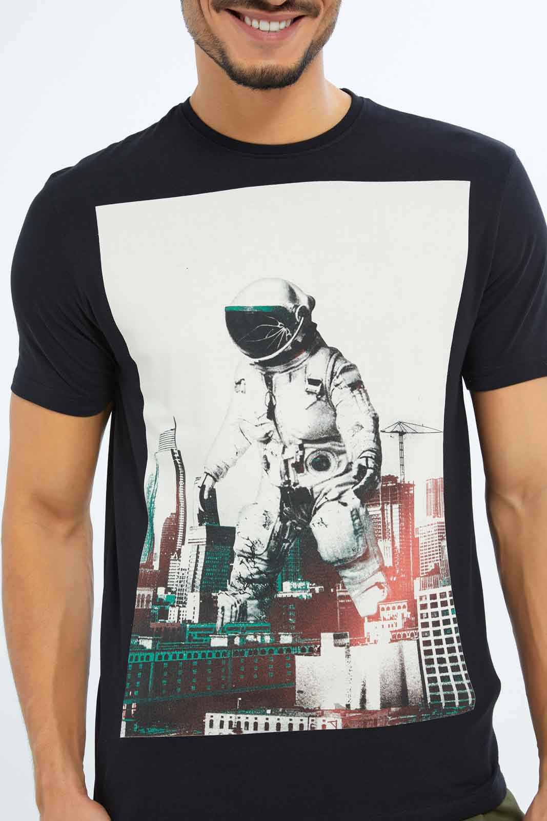 Redtag-Men-Black-Graphic-T-Shirt-Category:T-Shirts,-Colour:Black,-Deals:New-In,-Dept:Menswear,-Filter:Men's-Clothing,-Men-T-Shirts,-New-In-Men-APL,-Non-Sale,-S23B,-Section:Men,-TBL-Men's-
