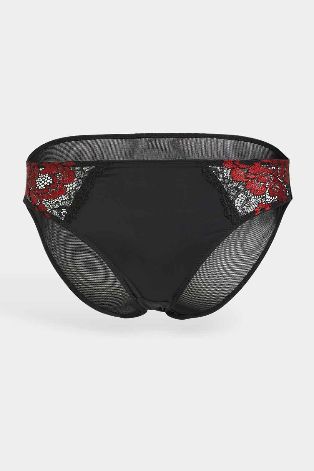 Redtag-Women-Black-Color-Single-Pack-Plain-Hi-Leg-Brief-Category:Briefs,-Colour:Black,-Deals:New-In,-Dept:Ladieswear,-Filter:Women's-Clothing,-New-In-Women-APL,-Non-Sale,-S23A,-Section:Women,-Women-Briefs--