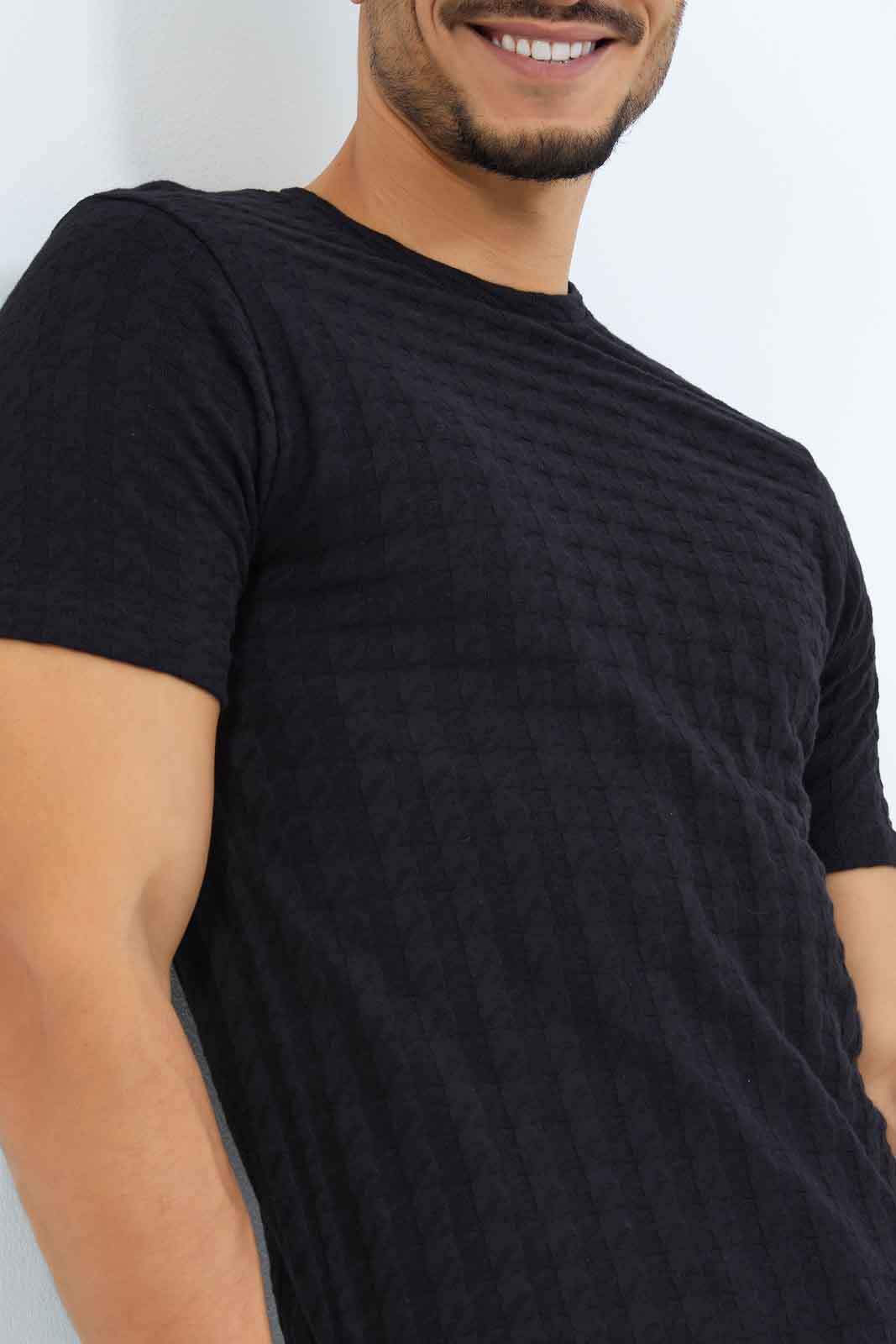 Redtag-Men-Black-Crew-Neck-T-Shirt-Category:T-Shirts,-Colour:Black,-Deals:New-In,-Dept:Menswear,-Filter:Men's-Clothing,-Men-T-Shirts,-New-In-Men-APL,-Non-Sale,-S23A,-Section:Men-Men's-