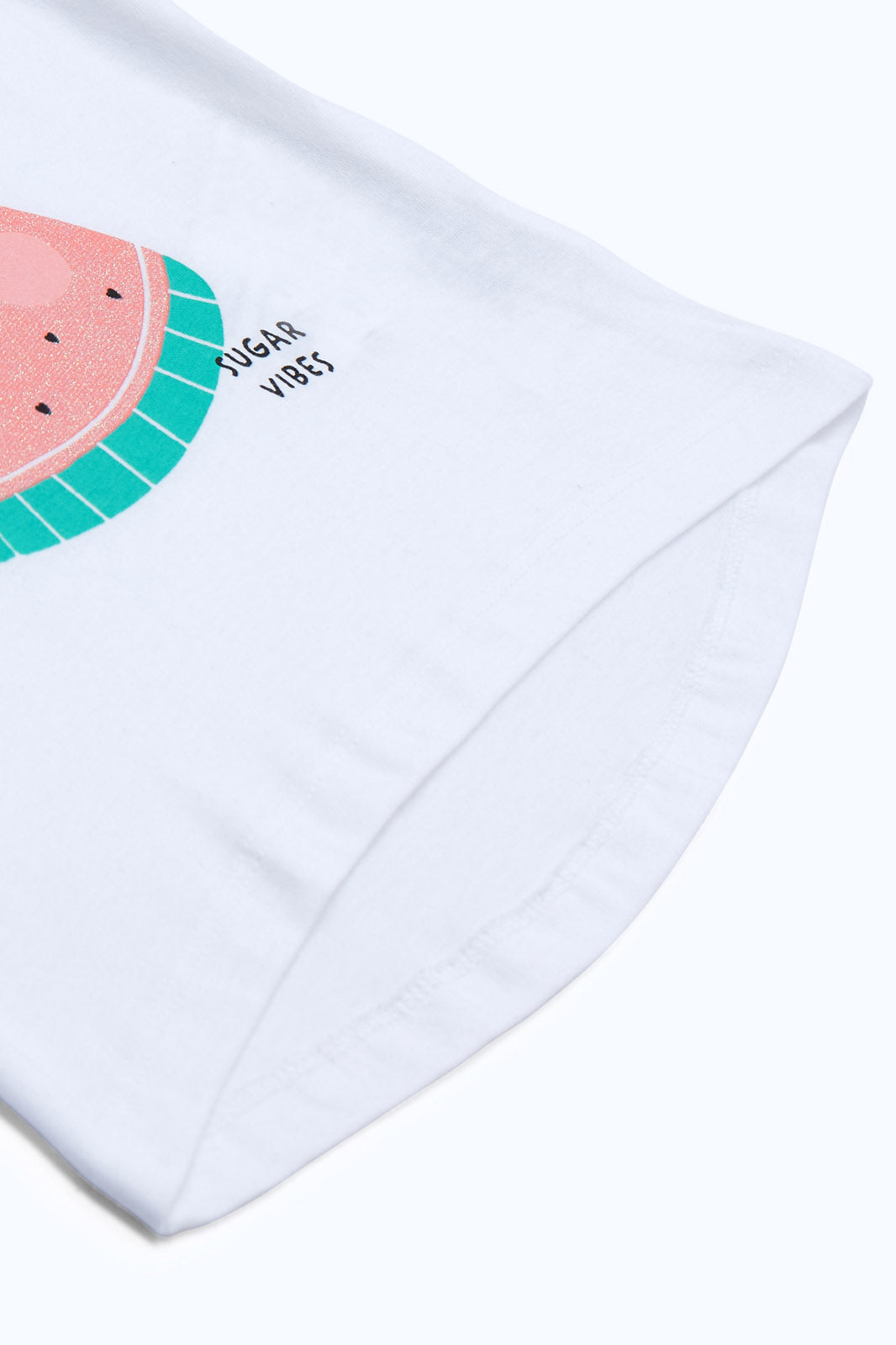 Redtag-Girls-White-Watermelon-T-Shirt-Category:T-Shirts,-Colour:White,-Deals:New-In,-Dept:Girls,-Filter:Infant-Girls-(3-to-24-Mths),-ING-T-Shirts,-New-In-ING-APL,-Non-Sale,-S23B,-Section:Girls-(0-to-14Yrs),-TBL-Infant-Girls-3 to 24 Months