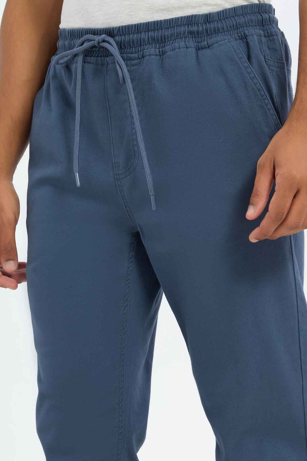 Redtag-Men-Petrol-Blue-Pull-On-Trousers-Category:Trousers,-Colour:Blue,-Deals:New-In,-Dept:Menswear,-Filter:Men's-Clothing,-Men-Trousers,-New-In-Men-APL,-Non-Sale,-S23A,-Section:Men,-TBL-Men's-