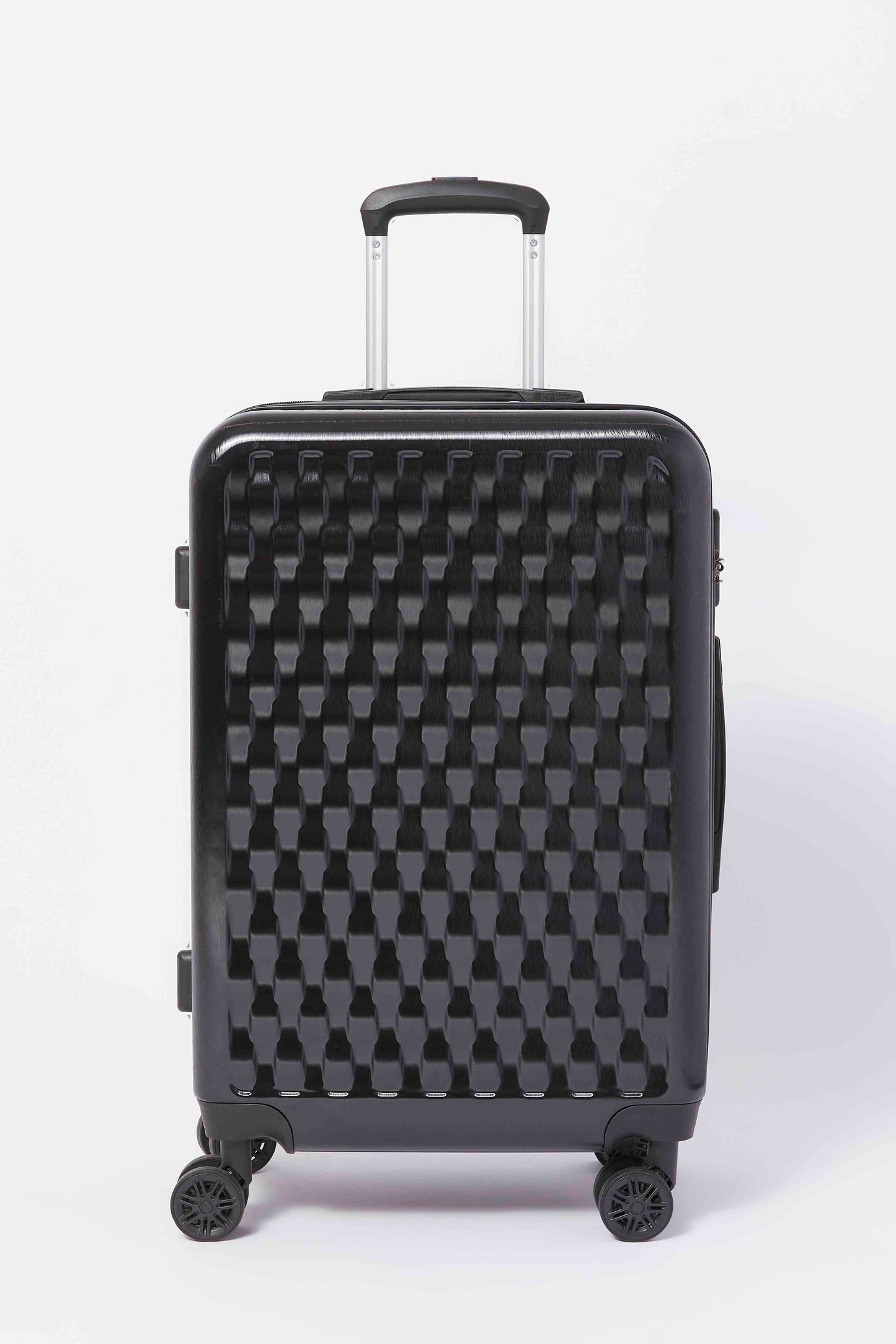 Redtag-Black-Luggage-Trolley-24"-Category:Luggage-Trolleys,-Colour:Black,-Dept:Home,-Filter:Travel-Accessories,-LUG-Luggage-Trolleys,-New-In,-New-In-LUG-ACC,-Non-Sale,-S23A,-Section:Homewares-Travel-Accessories-
