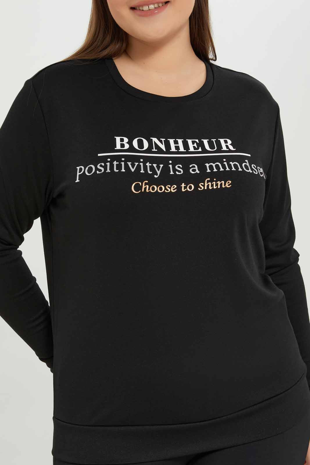Redtag-Women-Black-Graphic-Printed-Sweatshirt-Category:Sweatshirts,-Colour:Black,-Deals:New-In,-Dept:Ladieswear,-Filter:Plus-Size,-LDP-Sweatshirts,-New-In-LDP-APL,-Non-Sale,-S23A,-Section:Women-Women's-