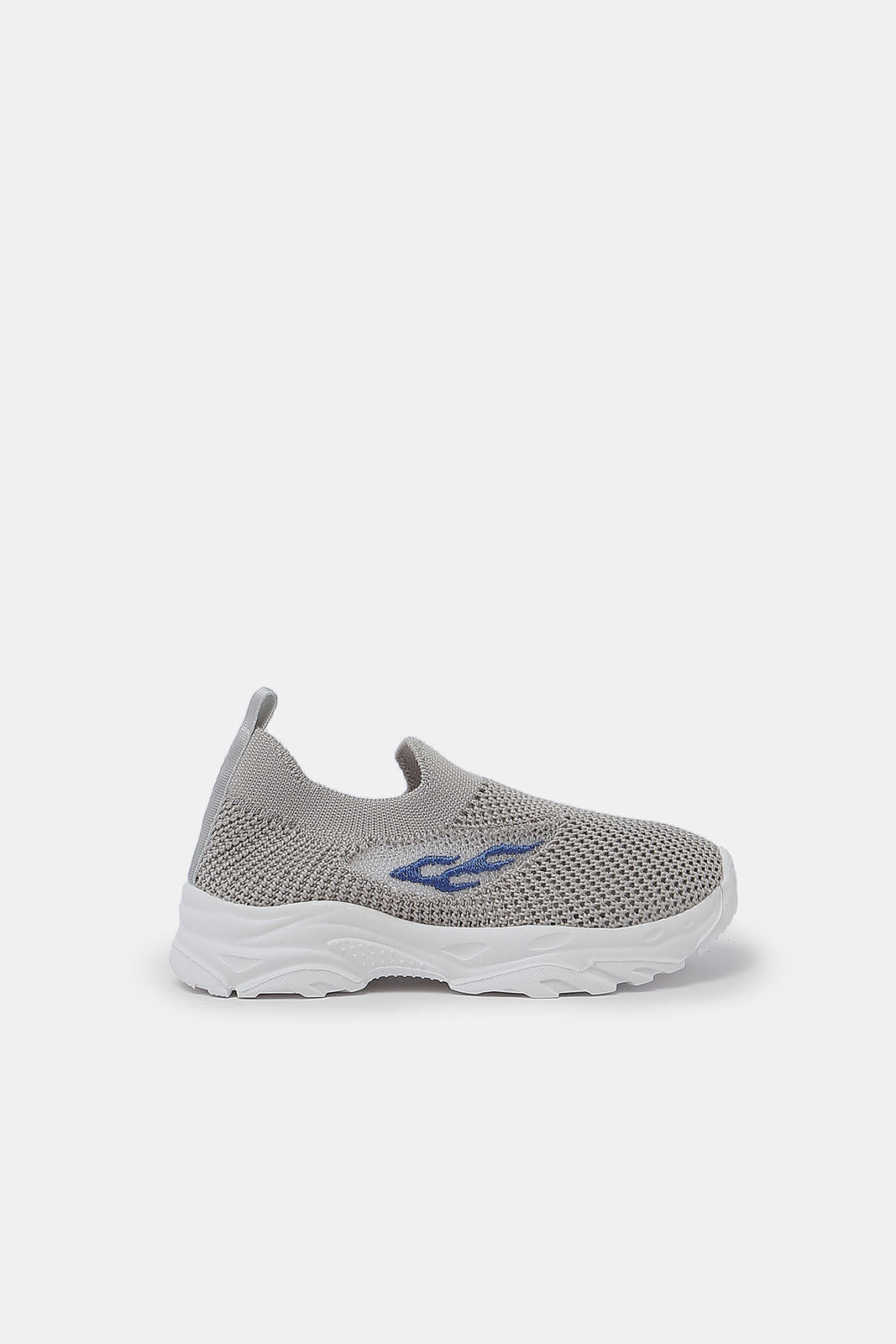 Redtag-Baby-Boys-Grey-Knitted-Upper-Slip-On-Trainer-BESTSELLER,-Category:Shoes,-Colour:Grey,-Deals:New-In,-Filter:Boys-Footwear-(1-to-3-Yrs),-INB-Sandals,-N/A,-New-In-INB-FOO,-Non-Sale,-S23A,-Section:Boys-(0-to-14Yrs)-Infant-Boys-1 to 3 Years