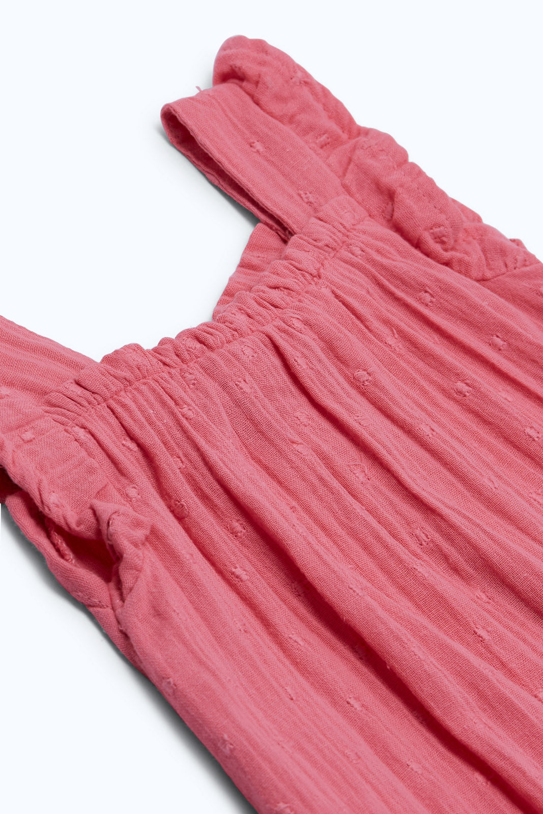 Redtag-Girls-Pink-Dobby-Flutter-Sleeves-Blouse-Category:Blouses,-Colour:Apricot,-Deals:New-In,-Dept:Girls,-Filter:Infant-Girls-(3-to-24-Mths),-ING-Blouses,-New-In-ING-APL,-Non-Sale,-S23B,-Section:Girls-(0-to-14Yrs)-Infant-Girls-3 to 24 Months