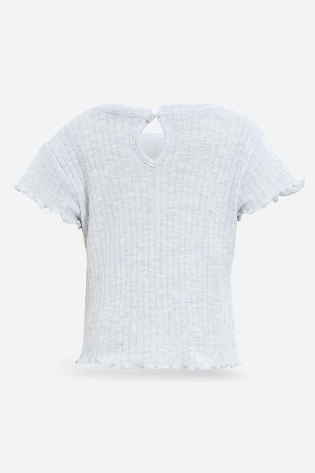 Redtag-Girls-Grey-Malange-Solid-Drop-Nidded-Casual-Set-Category:Sets,-Colour:Grey,-Deals:New-In,-Dept:Girls,-Filter:Infant-Girls-(3-to-24-Mths),-ING-Sets,-New-In-ING-APL,-Non-Sale,-S23A,-Section:Girls-(0-to-14Yrs)-Infant-Girls-3 to 24 Months