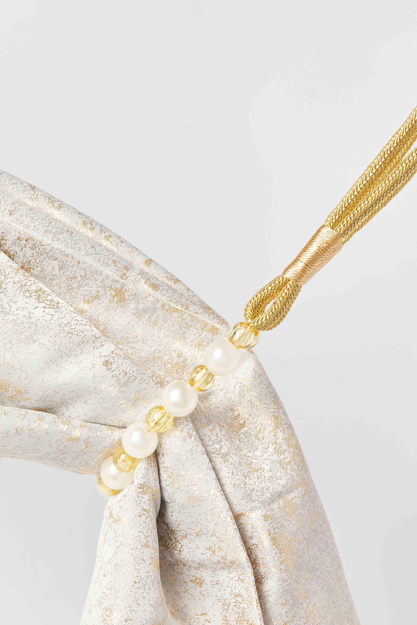 Redtag-Gold-Tie-Back-With-Pearls-Category:Bedroom-Accessories,-Colour:Gold,-Deals:2-FOR-37,-Deals:New-In,-Dept:Home,-Filter:Home-Bedroom,-HMW-BED-Bedroom-Accessories,-New-In-HMW-BED,-Non-Sale,-S23C,-Section:Homewares-Home-Bedroom-
