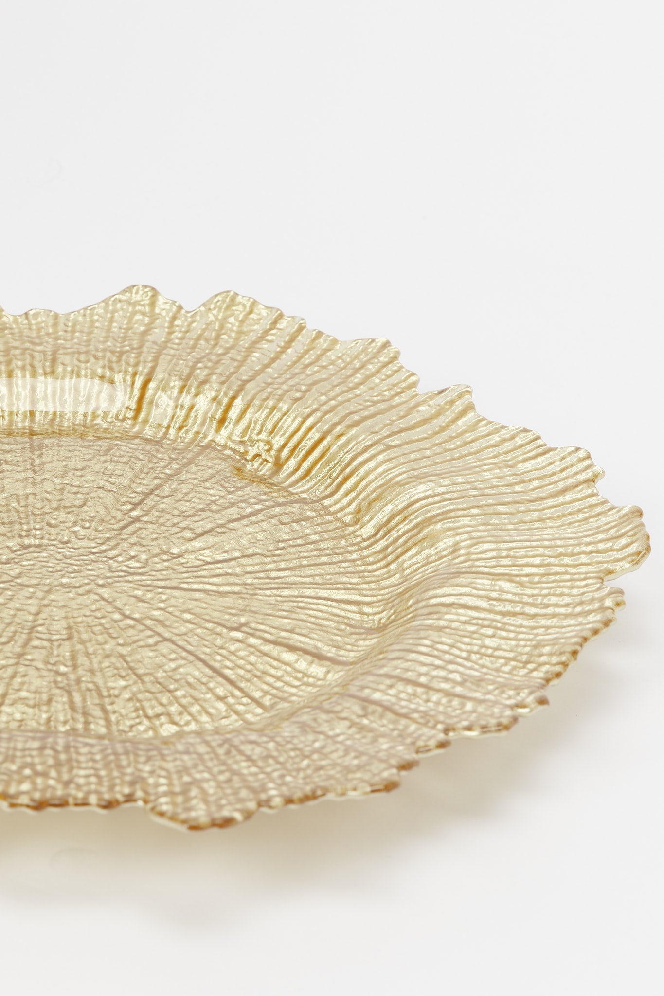 Redtag-Gold-Charger-Plate-Category:Plates,-Colour:Gold,-Deals:New-In,-Dept:Home,-Filter:Home-Dining,-H1:HMW,-H2:DIN,-H3:KIS,-H4:ACC,-HMW-DIN-Kitchen-Accessories,-New-In-HMW-DIN,-Non-Sale,-Promo:JULIETTE,-S23B,-Season:S23B,-Section:Homewares,-Style:KITCHEN-ACCESSORIES-Home-Dining-