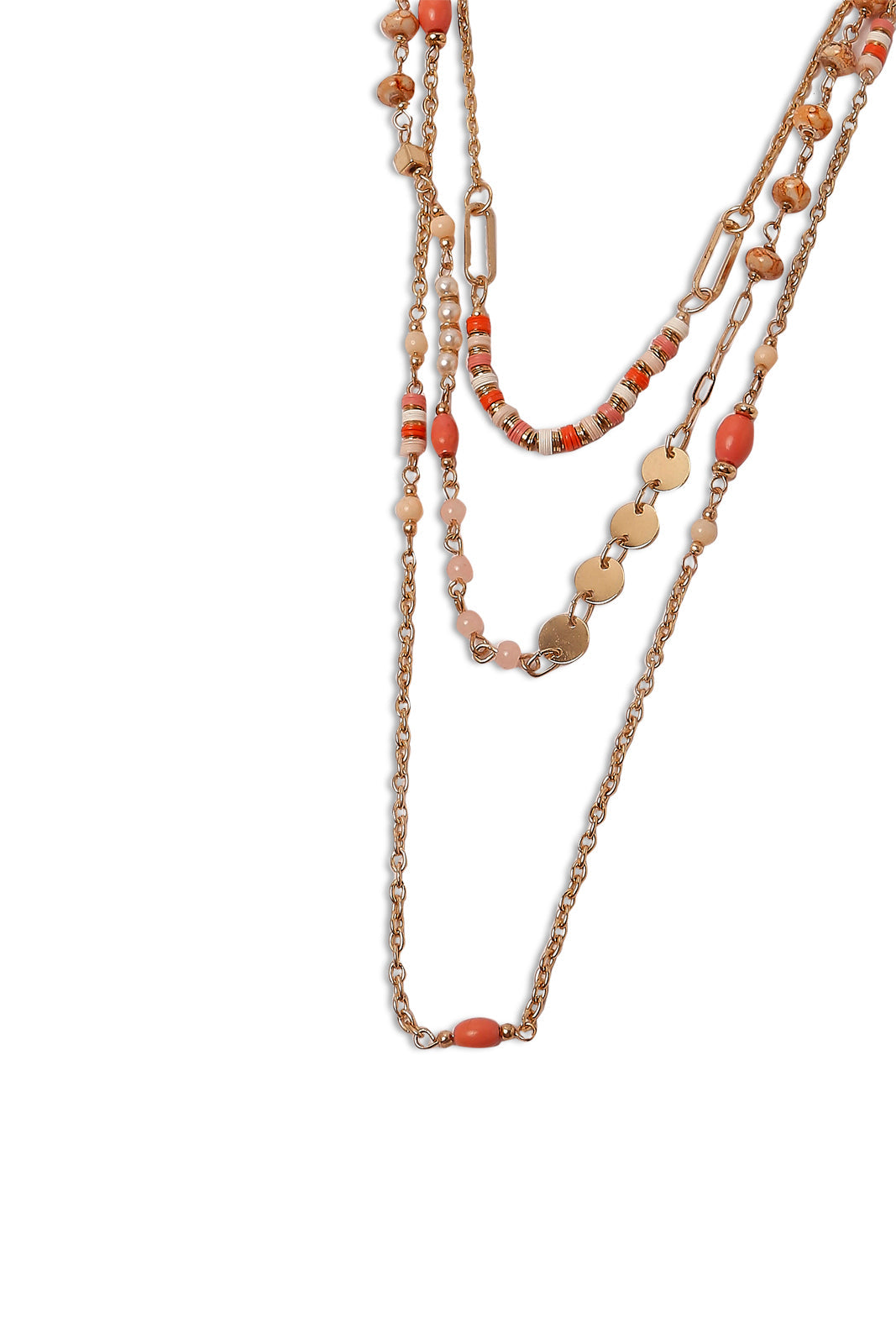 Redtag-Gold-/-Fushia
Multilayered-Necklace-Category:Jewellery,-Colour:Gold,-Dept:Ladieswear,-Filter:Women's-Accessories,-LEC-Jewellery,-New-In,-New-In-Women-ACC,-Non-Sale,-S23A,-Section:Women-Women-