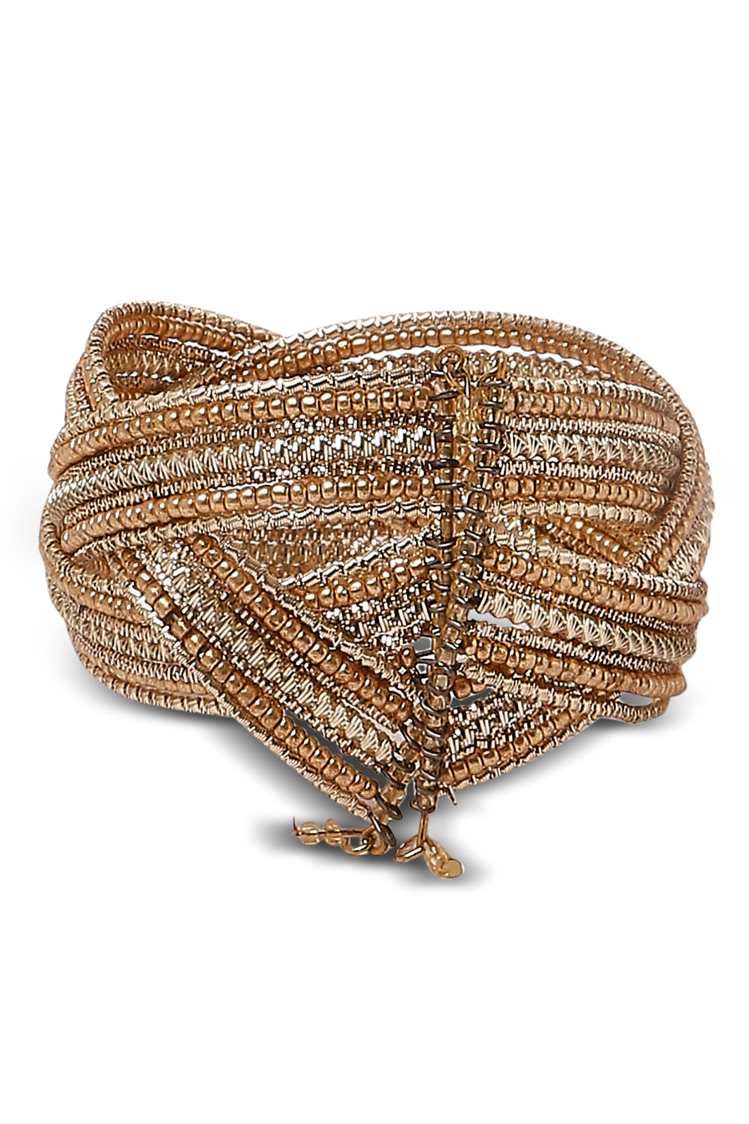 Redtag-Silver-Embelished-Cuff-Category:Jewellery,-Colour:Gold,-Dept:Ladieswear,-Filter:Women's-Accessories,-New-In,-New-In-Women-ACC,-Non-Sale,-S23A,-Section:Women,-Women-Jewellery-Women-