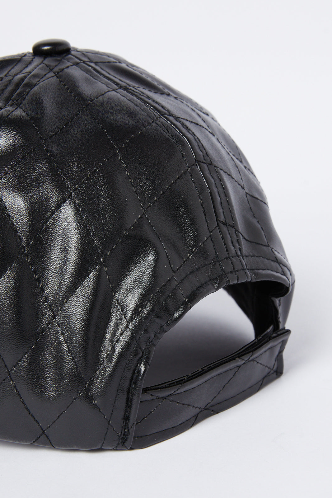 Redtag-Black-Quilting-Cap-Category:Caps-&-Hats,-Colour:Black,-Deals:New-In,-Dept:Ladieswear,-Filter:Women's-Accessories,-New-In,-New-In-Women-ACC,-Non-Sale,-S23A,-Section:Women,-Women-Caps-&-Hats-Women-