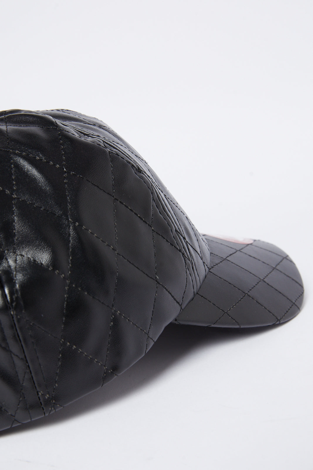 Redtag-Black-Quilting-Cap-Category:Caps-&-Hats,-Colour:Black,-Deals:New-In,-Dept:Ladieswear,-Filter:Women's-Accessories,-New-In,-New-In-Women-ACC,-Non-Sale,-S23A,-Section:Women,-Women-Caps-&-Hats-Women-