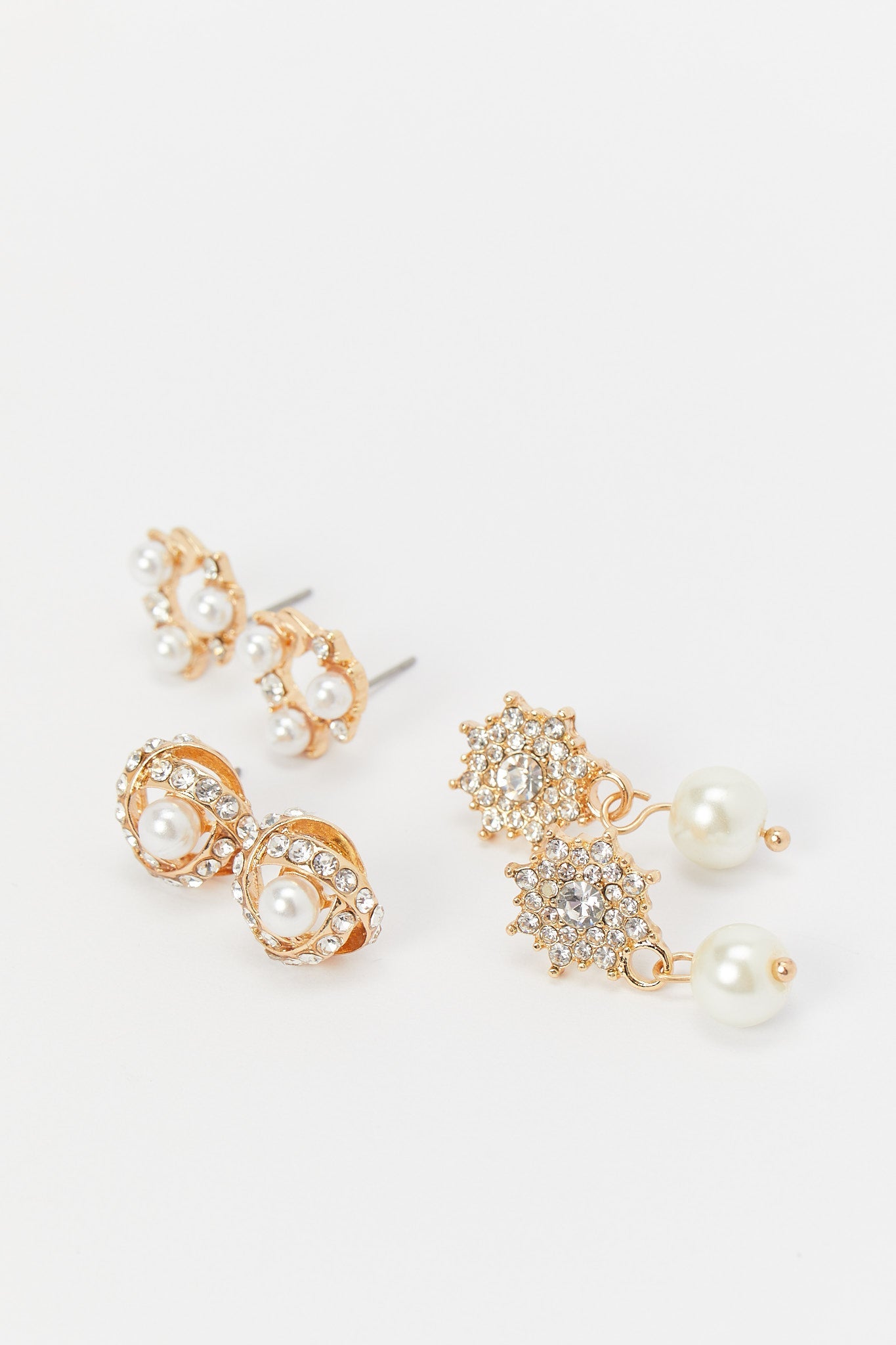 Redtag-Studs-Category:Jewellery,-Colour:Assorted,-Deals:New-In,-Dept:Ladieswear,-Filter:Women's-Accessories,-H1:ACC,-H2:LAD,-H3:LAA,-H4:JWL,-HACJWL,-LEC-Jewellery,-New-In,-New-In-Women-ACC,-Non-Sale,-Packs,-S23A,-Season:S23B,-Section:Women,-Set:Set-of-3,-Style:STUDS-Women-