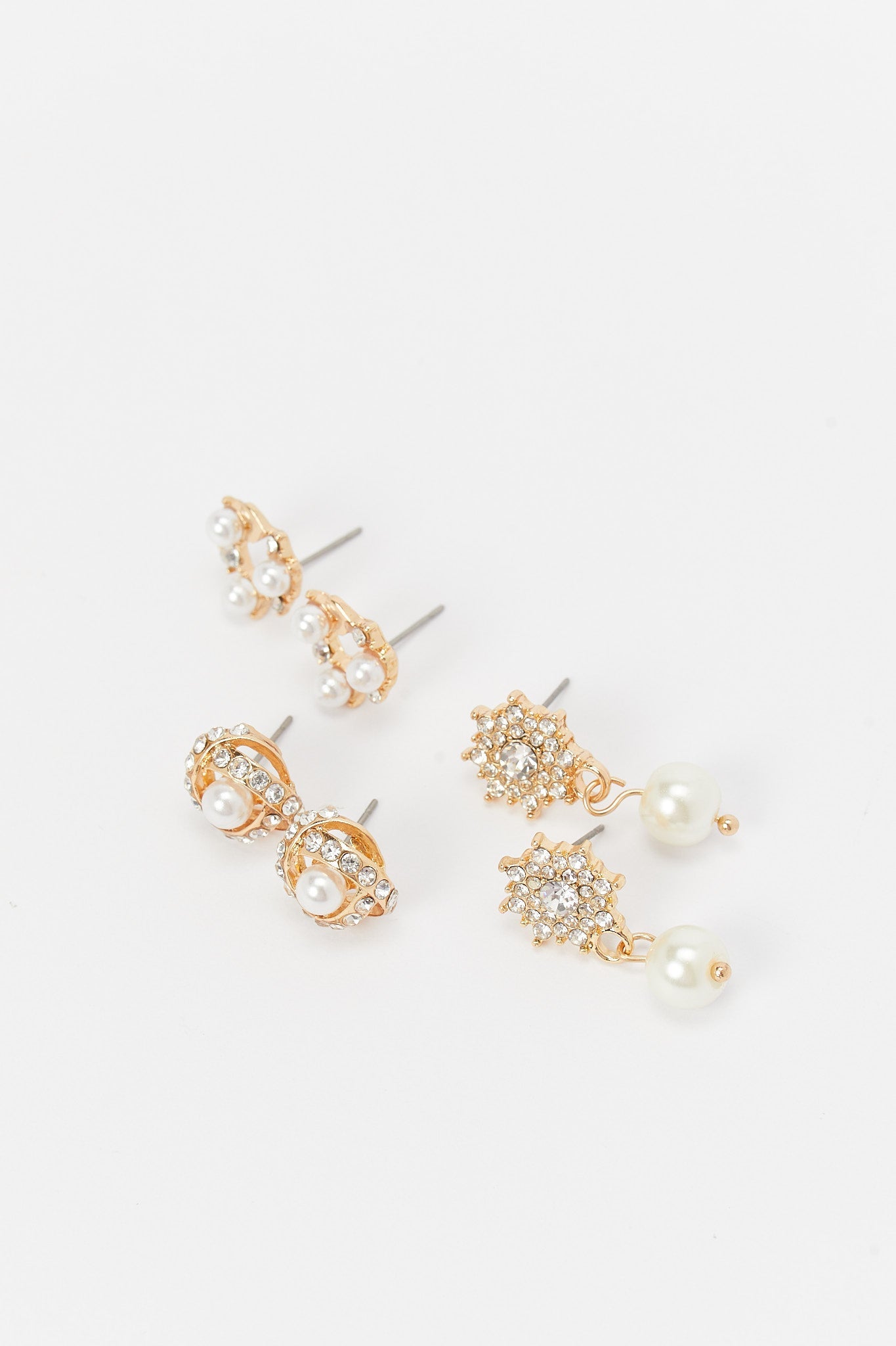 Redtag-Studs-Category:Jewellery,-Colour:Assorted,-Deals:New-In,-Dept:Ladieswear,-Filter:Women's-Accessories,-H1:ACC,-H2:LAD,-H3:LAA,-H4:JWL,-HACJWL,-LEC-Jewellery,-New-In,-New-In-Women-ACC,-Non-Sale,-Packs,-S23A,-Season:S23B,-Section:Women,-Set:Set-of-3,-Style:STUDS-Women-