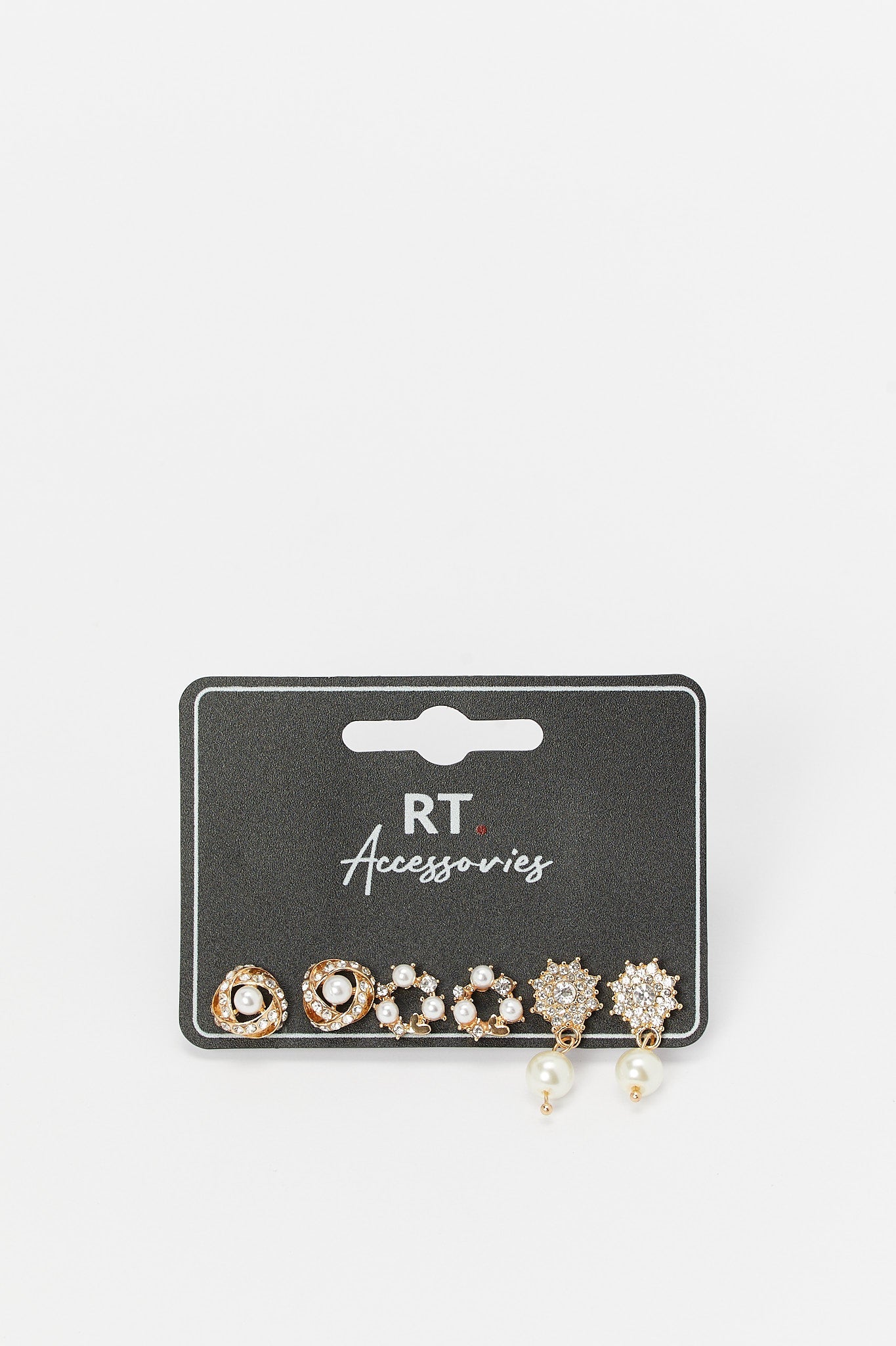 Redtag-Studs-Category:Jewellery,-Colour:Assorted,-Deals:New-In,-Dept:Ladieswear,-Filter:Women's-Accessories,-H1:ACC,-H2:LAD,-H3:LAA,-H4:JWL,-HACJWL,-LEC-Jewellery,-New-In,-New-In-Women-ACC,-Non-Sale,-Packs,-S23A,-Season:S23B,-Section:Women,-Set:Set-of-3,-Style:STUDS-Women-