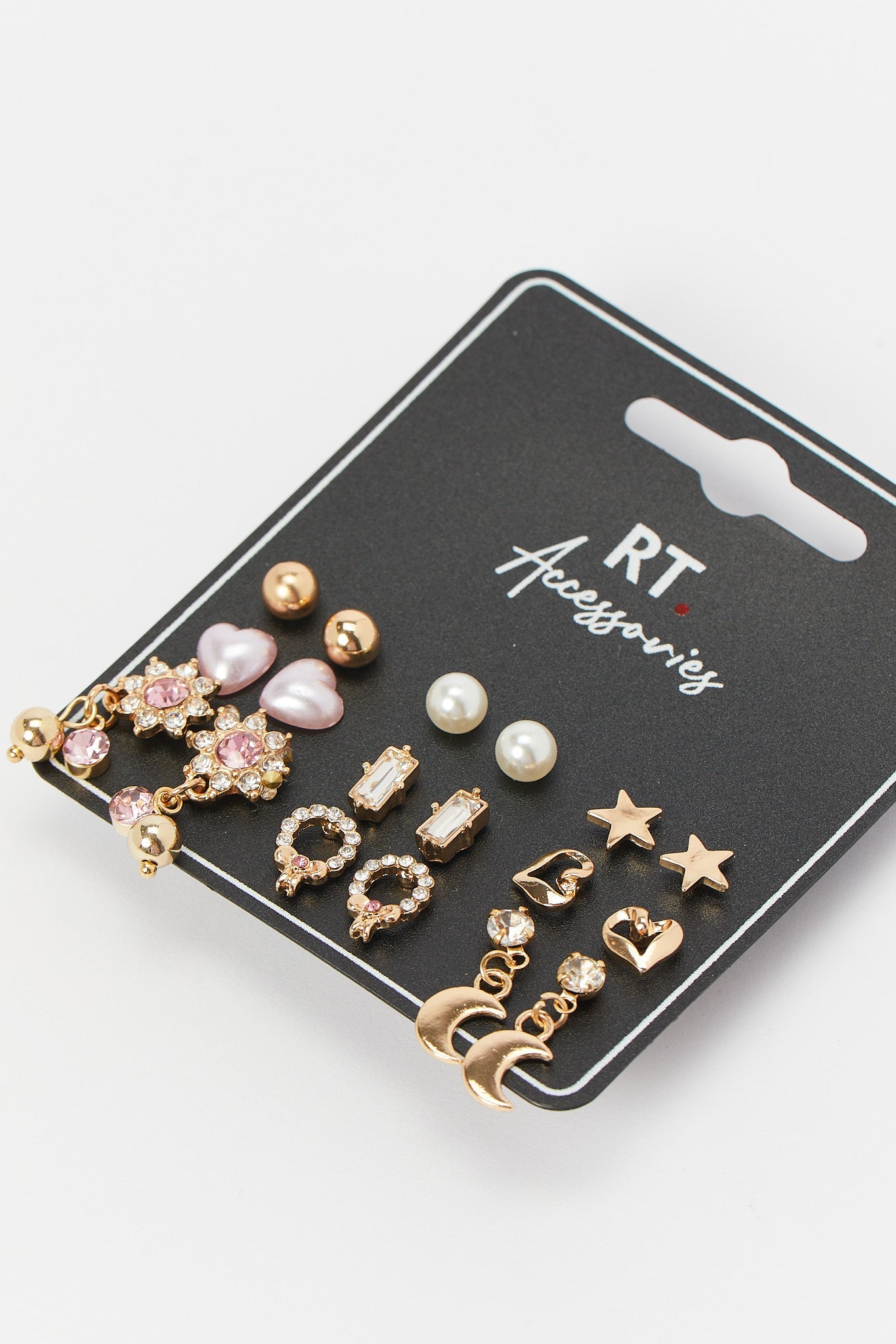 Redtag-Studs-Category:Jewellery,-Colour:Assorted,-Deals:New-In,-Dept:Ladieswear,-Filter:Women's-Accessories,-H1:ACC,-H2:LAD,-H3:LAA,-H4:JWL,-HACJWL,-LEC-Jewellery,-New-In,-New-In-Women-ACC,-Non-Sale,-Packs,-S23A,-Season:S23B,-Section:Women,-Set:Set-of-9,-Style:STUDS-Women-