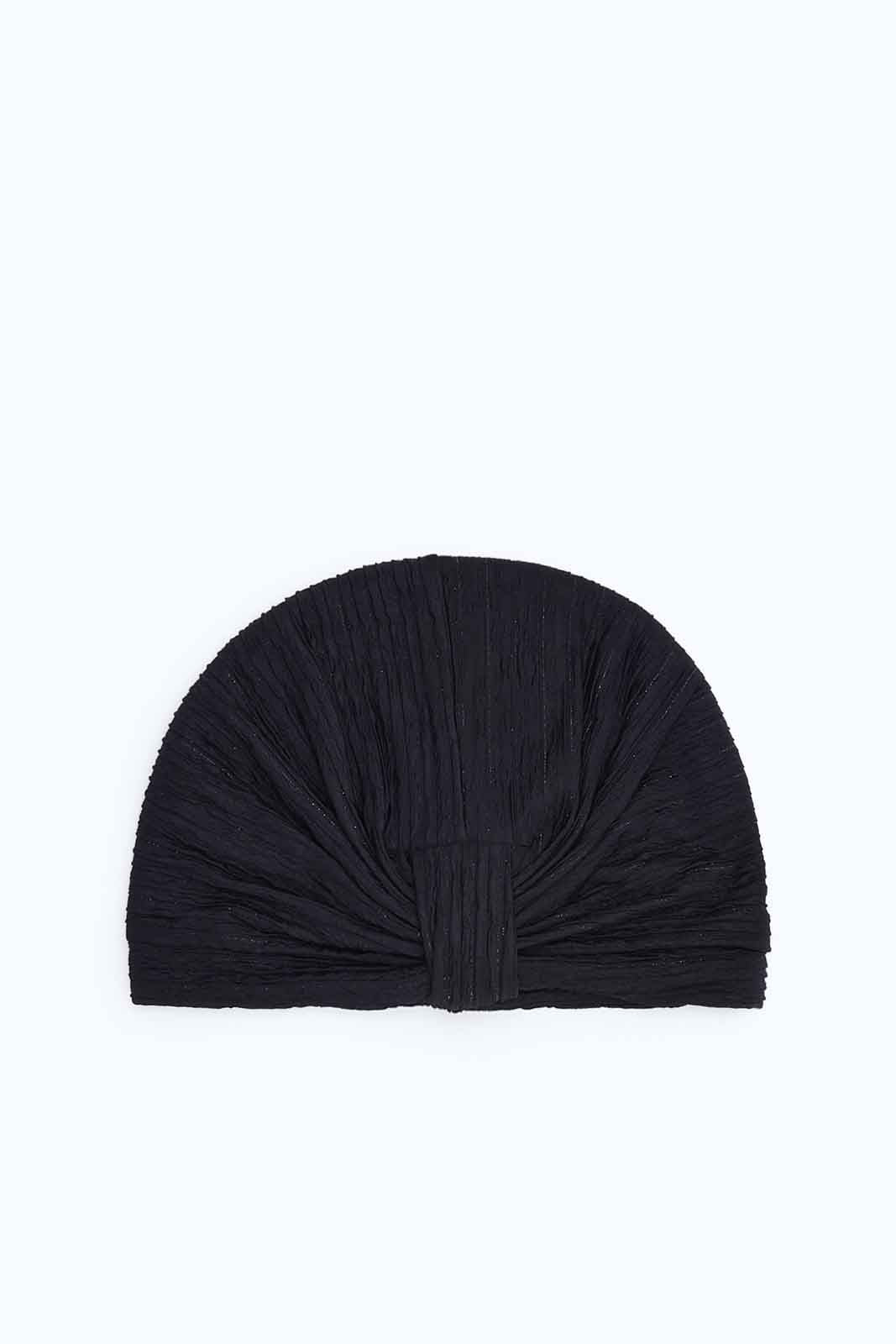 Redtag-Black-Color-Modest-Cap-Category:Caps-&-Hats,-Colour:Black,-Deals:New-In,-Dept:Ladieswear,-Filter:Women's-Accessories,-New-In,-New-In-Women-ACC,-Non-Sale,-S23A,-Section:Women,-Women-Caps-&-Hats-Women-