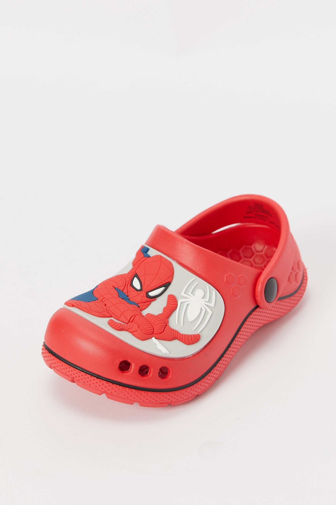 Redtag-Red-Spiderman-Character-Clog-BOY-Flip-Flops,-Category:Flip-Flops,-CHR:CHR,-Colour:Red,-Deals:New-In,-Filter:Boys-Footwear-(3-to-5-Yrs),-H1:FOO,-H2:BOY,-H3:SAF,-H4:FLF,-N/A,-New-In-BOY-FOO,-Non-Sale,-S23A,-Season:S23A,-Section:Boys-(0-to-14Yrs)-Boys-3 to 5 Years