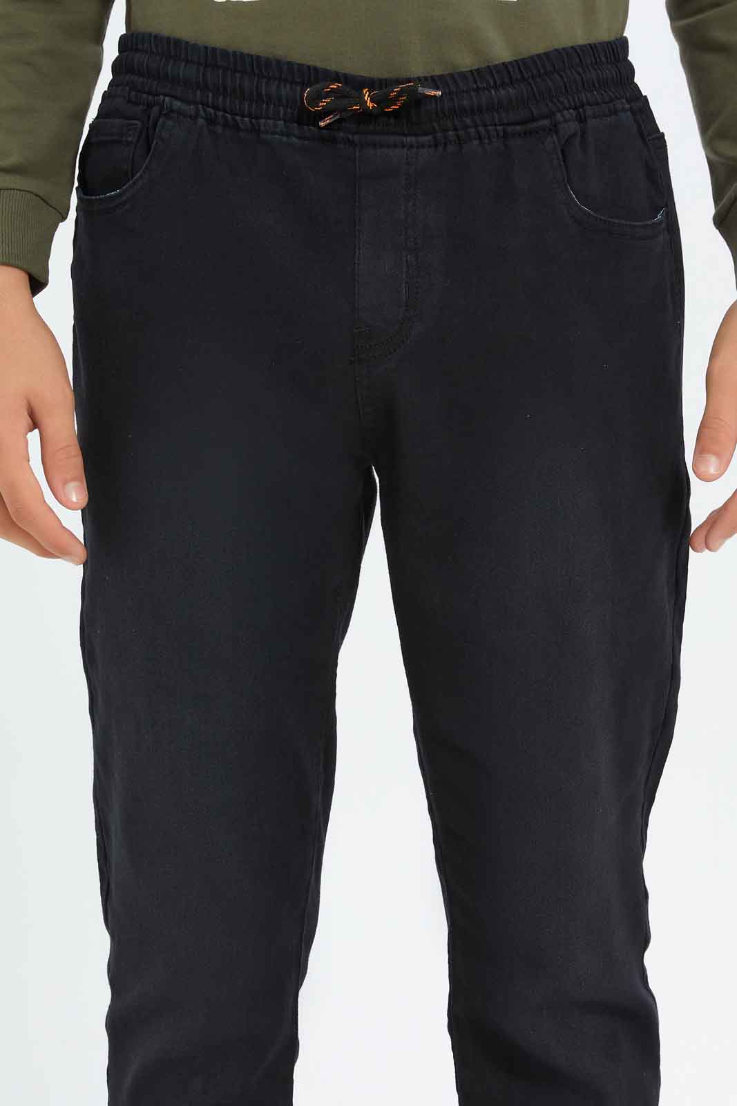 Redtag-Boys-Black-Baggy-Fit-Jeans-BSR-Jeans,-Category:Jeans,-Colour:Black,-Deals:New-In,-Dept:Boys,-Filter:Senior-Boys-(8-to-14-Yrs),-New-In-BSR-APL,-Non-Sale,-S23A,-Section:Boys-(0-to-14Yrs)-Senior-Boys-9 to 14 Years