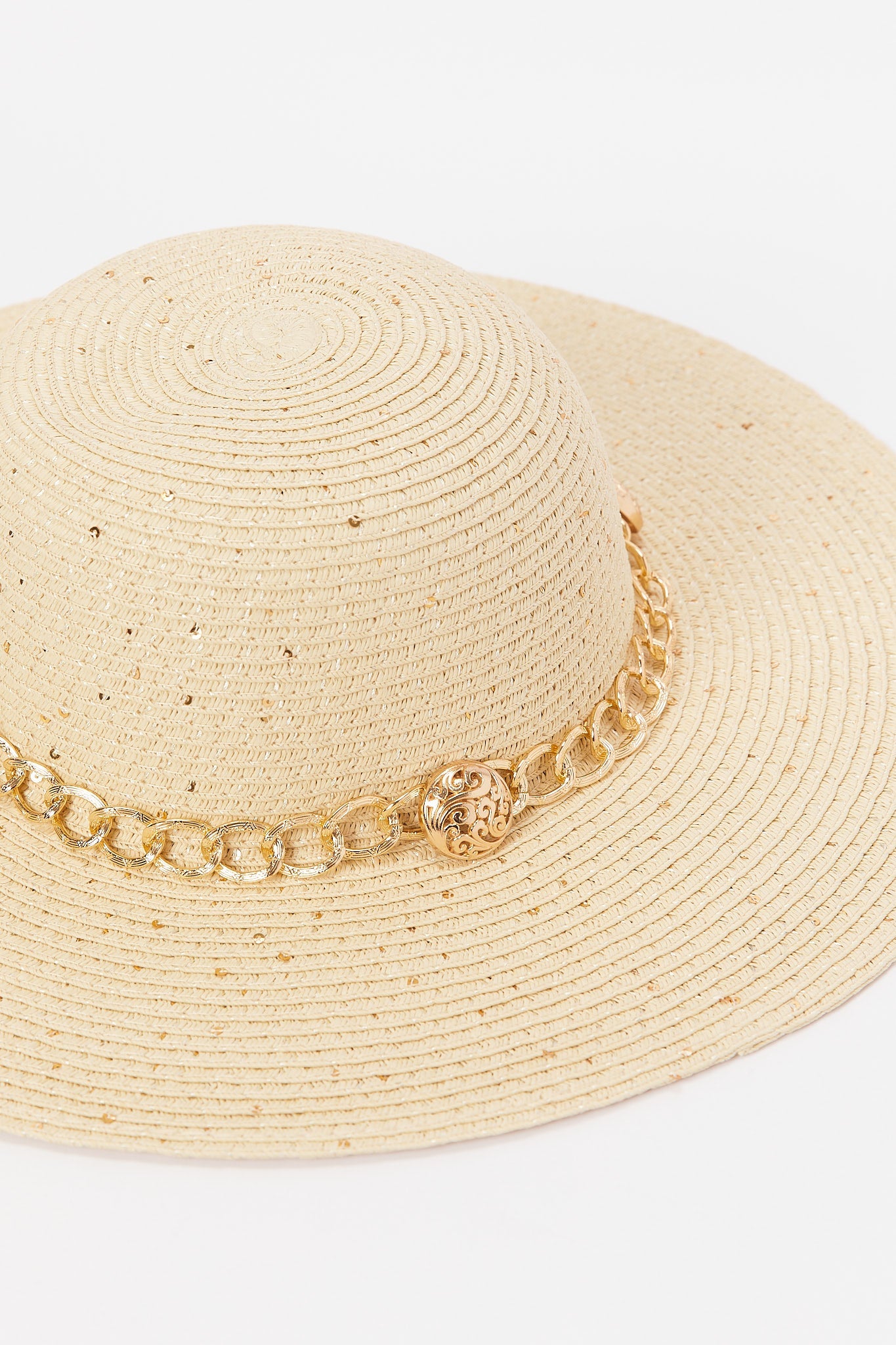 Redtag-Beige-Embellished-Hat-Category:Caps-&-Hats,-Colour:Beige,-Deals:New-In,-Dept:Ladieswear,-Filter:Women's-Accessories,-H1:ACC,-H2:LAD,-H3:LAA,-H4:FAA,-New-In,-New-In-Women-ACC,-Non-Sale,-S23A,-Season:S23B,-Section:Women,-Style:HATS,-Women-Caps-&-Hats-Women-