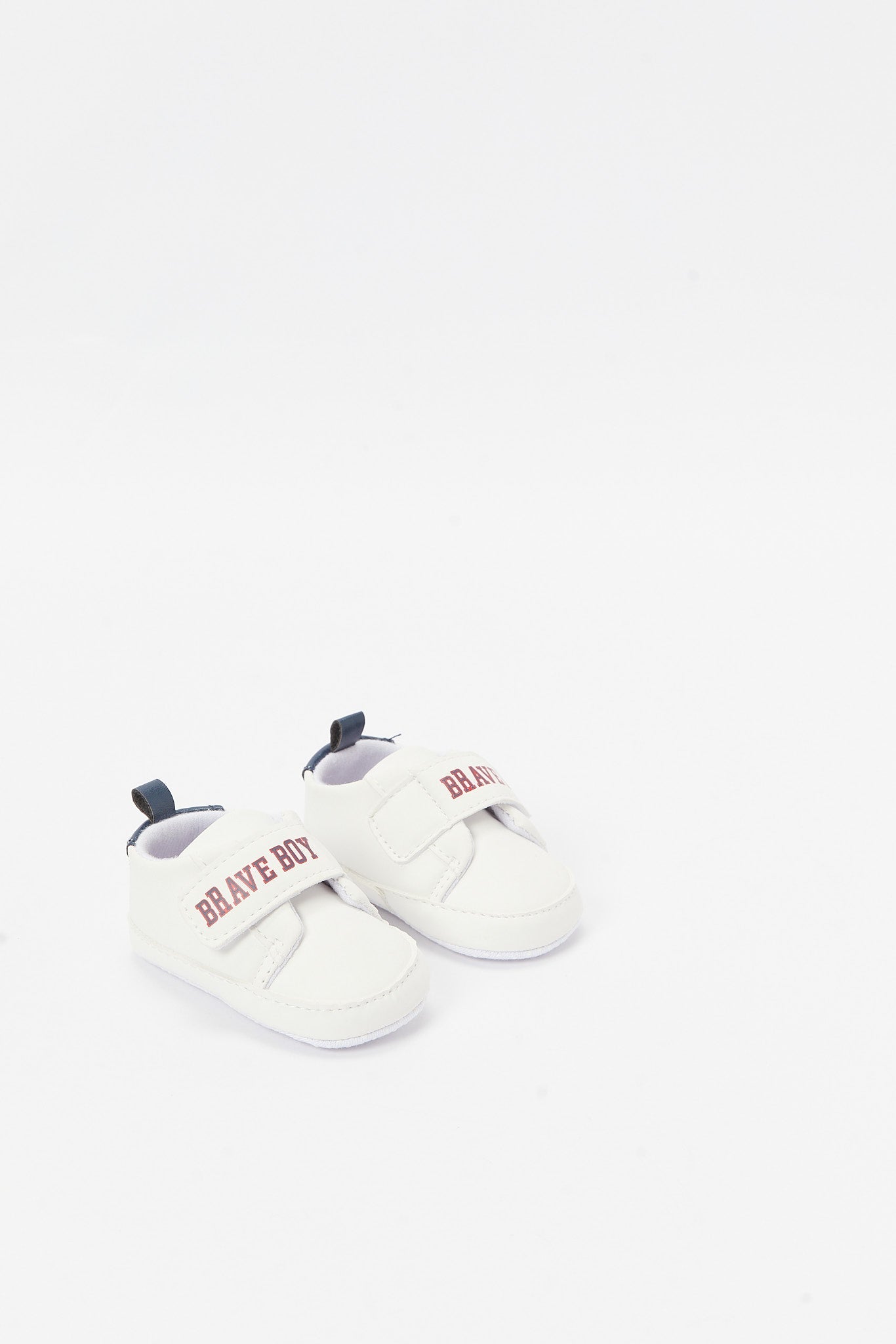 Redtag-White-Parm-Shoe-Category:Shoes,-Colour:White,-Deals:New-In,-Filter:Baby-Footwear-(0-to-18-Mths),-N/A,-NBF-Shoes,-New-In-NBF-FOO,-Non-Sale,-S23B,-Section:Boys-(0-to-14Yrs)-Baby-0 to 18 Months
