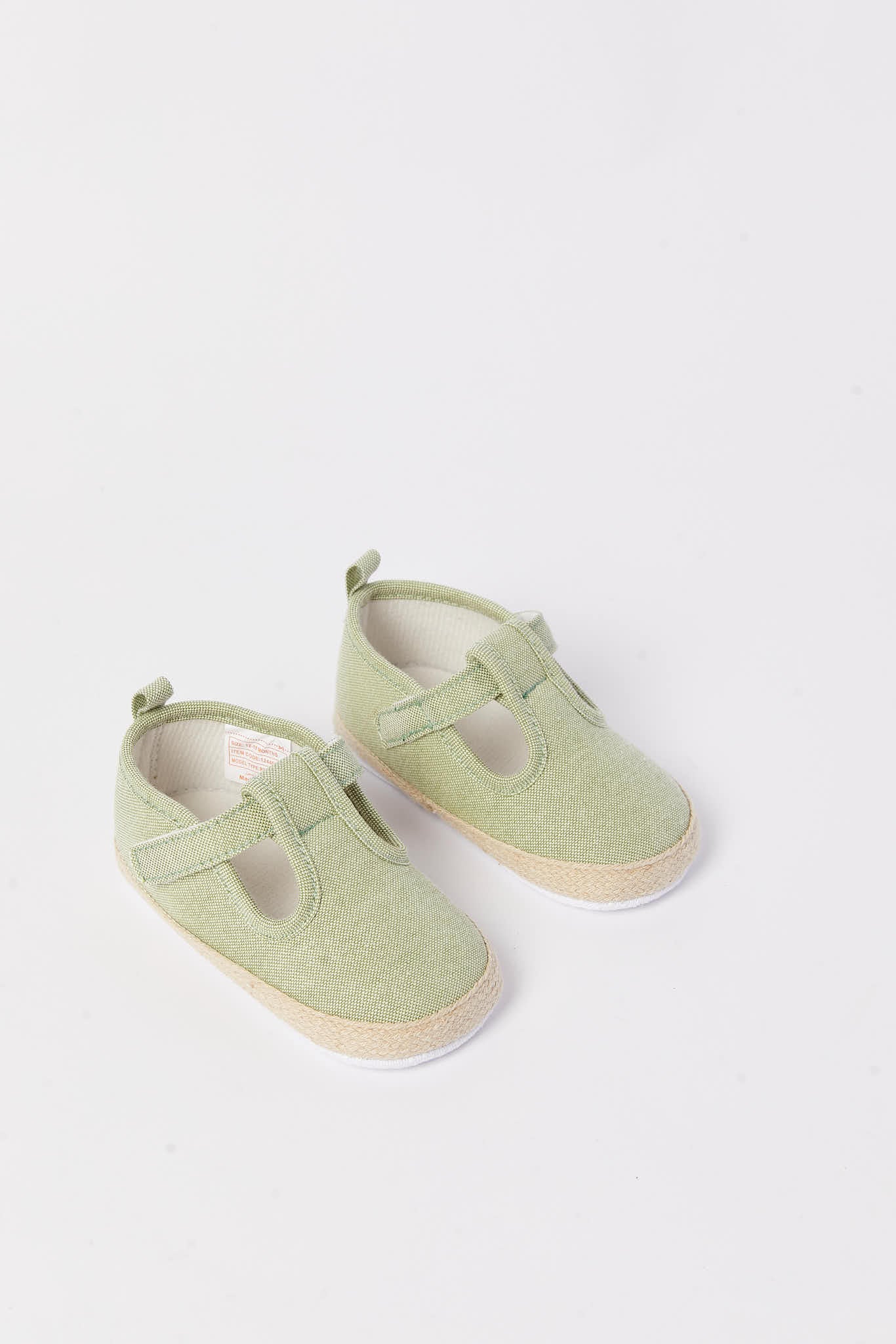 Redtag-Green-Pram-Shoe-Category:Shoes,-Colour:Green,-Deals:New-In,-Filter:Baby-Footwear-(0-to-18-Mths),-N/A,-NBF-Shoes,-New-In-NBF-FOO,-Non-Sale,-S23A,-Section:Boys-(0-to-14Yrs)-Baby-0 to 18 Months