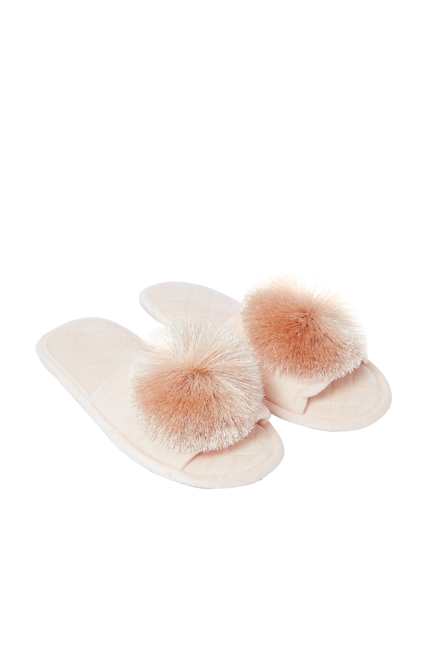 Women Pink Pom Pom Slipper