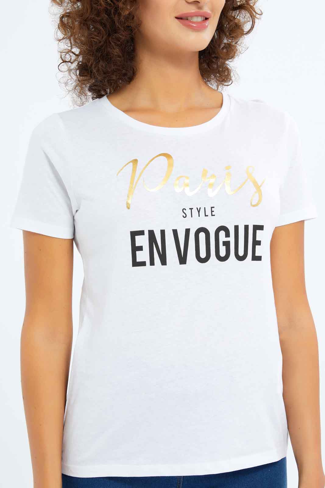 Redtag-Women-White-Photographic-Print-T-Shirt-Category:T-Shirts,-Colour:White,-Deals:New-In,-Dept:Ladieswear,-Filter:Women's-Clothing,-New-In-Women-APL,-Non-Sale,-S23A,-Section:Women,-TBL,-Women-T-Shirts-Women's-