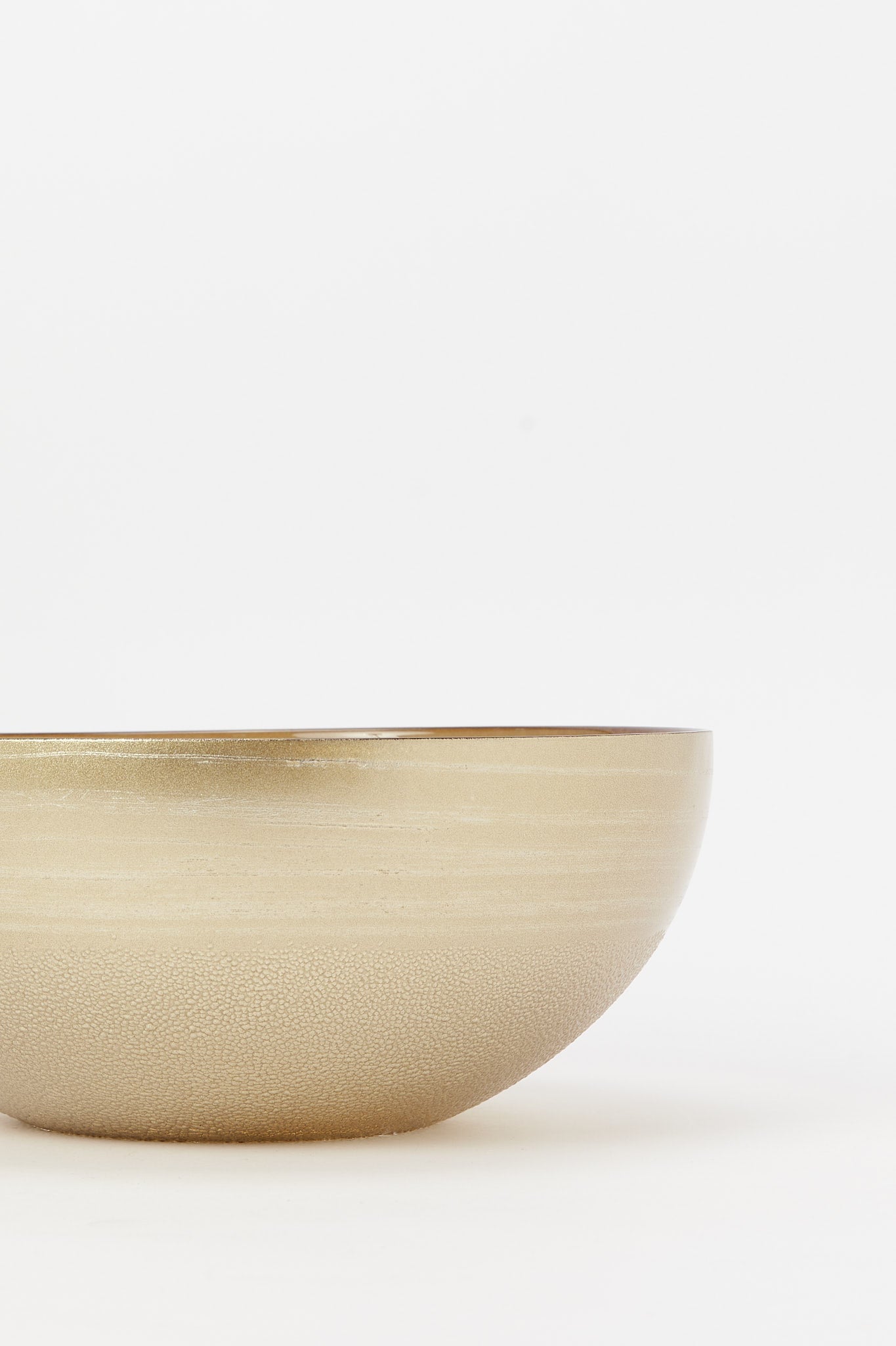 Redtag-Gold-Glass-Salad-Bowl-Category:Bowls,-Colour:Gold,-Deals:New-In,-Dept:Home,-Filter:Home-Dining,-H1:HMW,-H2:DIN,-H3:CRC,-H4:CSN,-HMW-DIN-Crockery,-New-In-HMW-DIN,-Non-Sale,-Promo:RIVA,-S23B,-Season:S23B,-Section:Homewares,-Style:GOLDBAND-Home-Dining-