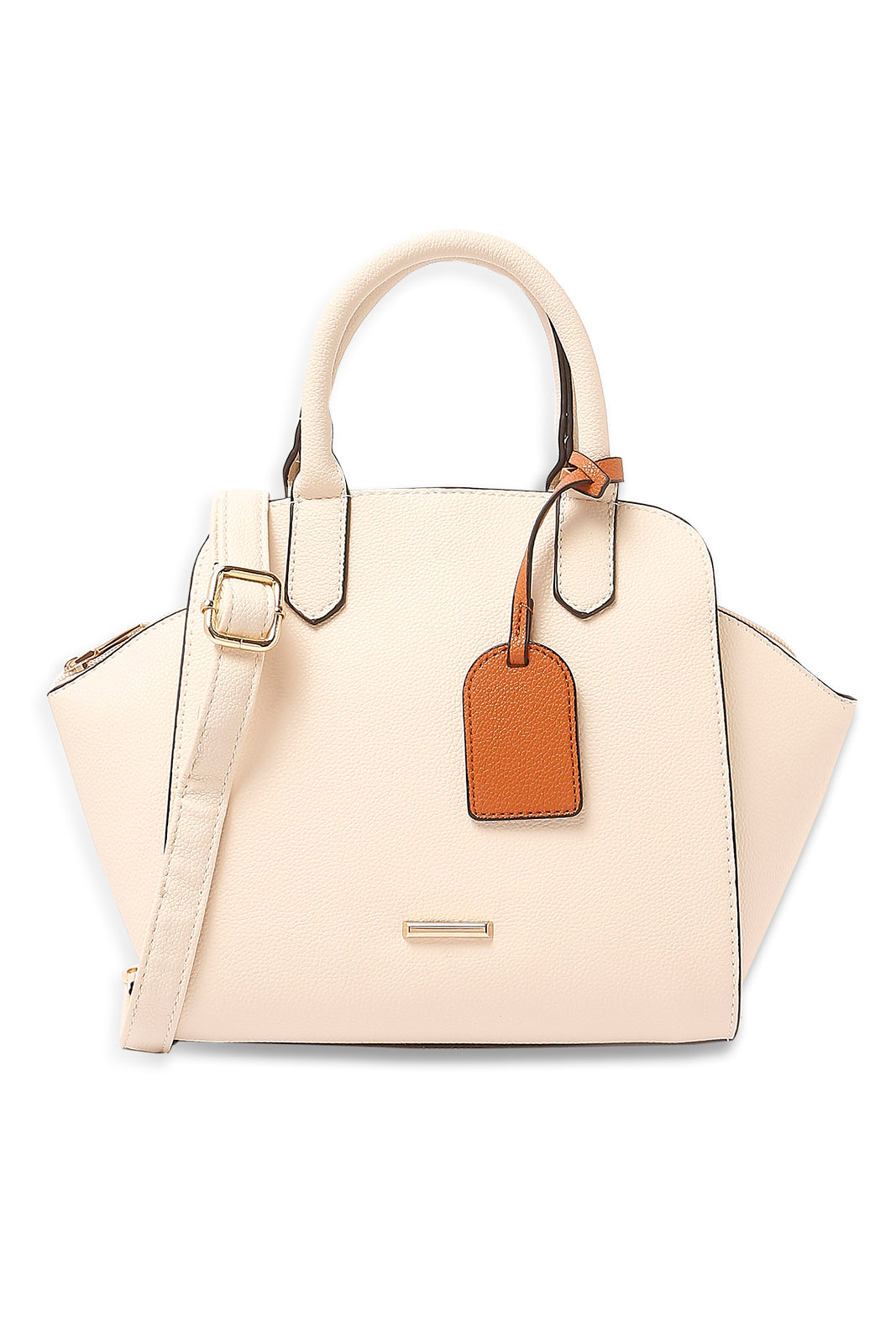Redtag-Biege-Day-Bag-Category:Bags,-Colour:Beige,-Dept:Ladieswear,-Filter:Women's-Accessories,-New-In,-New-In-Women-ACC,-Non-Sale,-S23A,-Section:Women,-Women-Bags-Women-