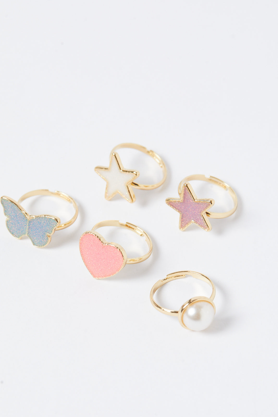 Redtag-Ring-Set-Category:Jewellery,-Colour:Assorted,-Deals:2-FOR-37,-Deals:New-In,-Dept:Girls,-Filter:Girls-Accessories,-GIR-Jewellery,-New-In,-New-In-GIR-ACC,-Non-Sale,-S23A,-Section:Girls-(0-to-14Yrs)-Girls-