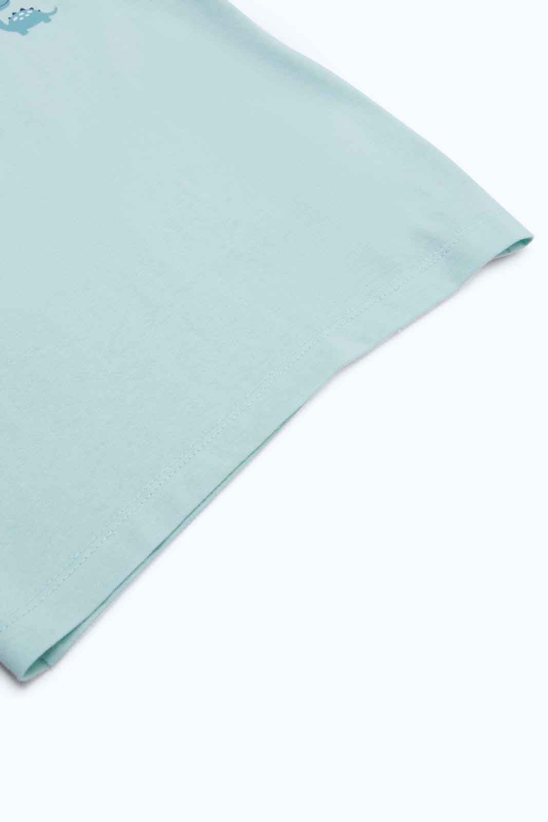 Redtag-Boys-Sky-Blue-Dino-Ss-Sleeve-Hanging-Tshirt-Category:T-Shirts,-Colour:Sky-Blue,-Deals:New-In,-Dept:Boys,-Filter:Infant-Boys-(3-to-24-Mths),-INB-T-Shirts,-New-In-INB-APL,-Non-Sale,-S23B,-Section:Boys-(0-to-14Yrs)-Infant-Boys-3 to 24 Months
