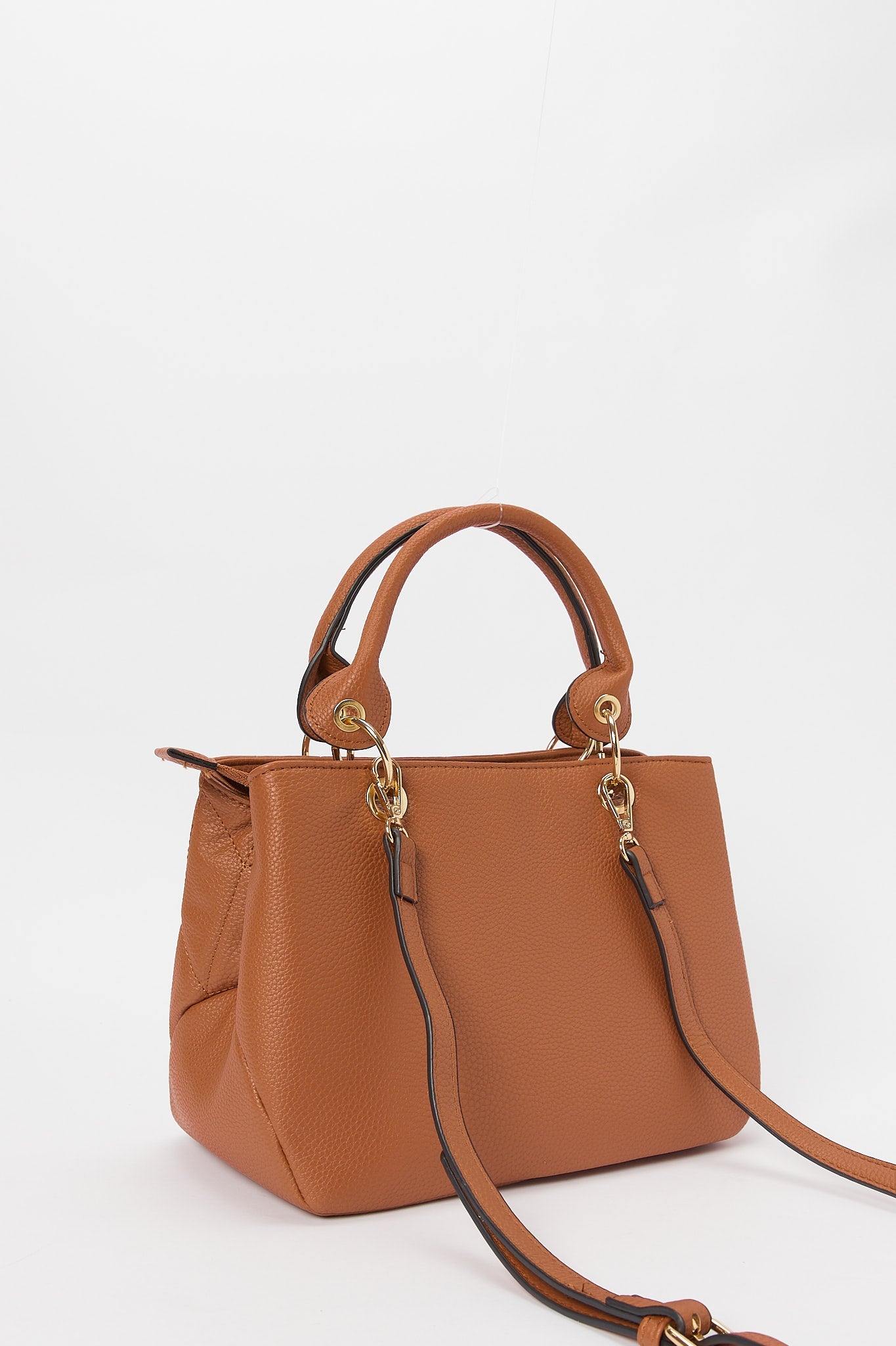 Redtag-Tan-Quilted-Day-Bag-Category:Bags,-Colour:Tan,-Deals:New-In,-Dept:Ladieswear,-Filter:Women's-Accessories,-H1:ACC,-H2:LAD,-H3:LAB,-H4:HBG,-New-In,-New-In-Women-ACC,-Non-Sale,-S23A,-Season:S23B,-Section:Women,-Style:MID-ENTRY,-Women-Bags-Women-