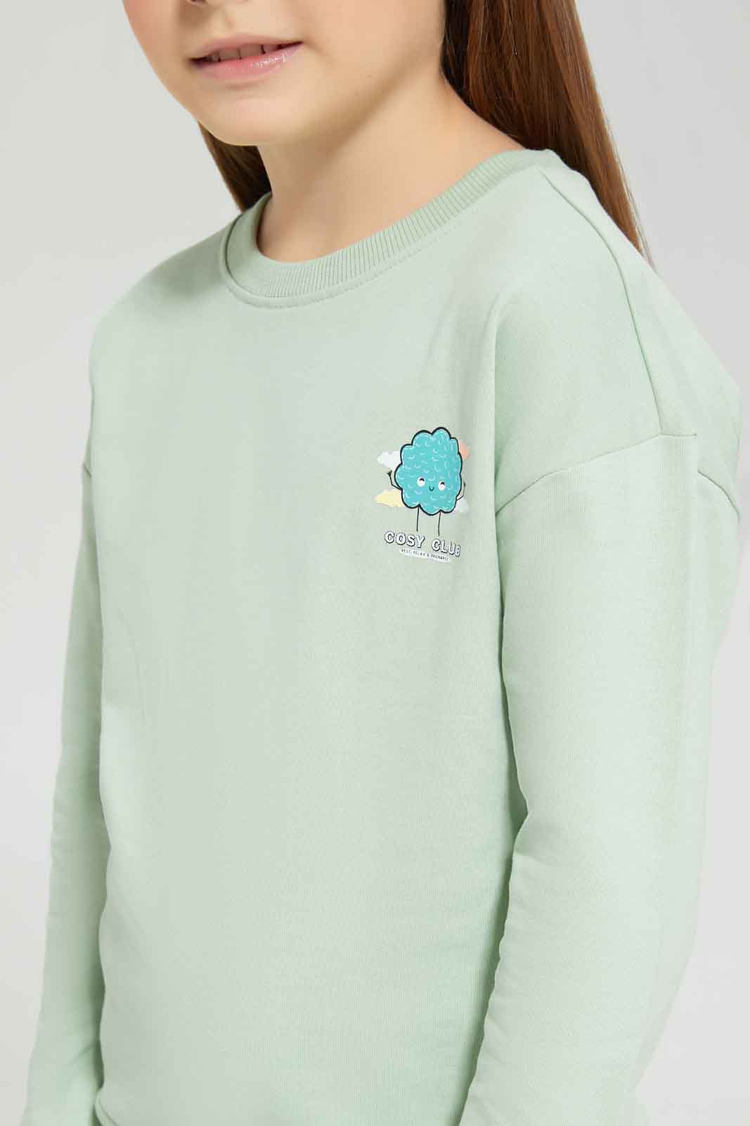 Redtag-Girls-Mint-Pull-On-Jog-Suit-Category:Jog-Sets,-Colour:Mint,-Deals:New-In,-Dept:Girls,-Filter:Girls-(2-to-8-Yrs),-GIR-Jog-Sets,-New-In-GIR-APL,-Non-Sale,-Section:Girls-(0-to-14Yrs),-W22A-Girls-2 to 8 Years