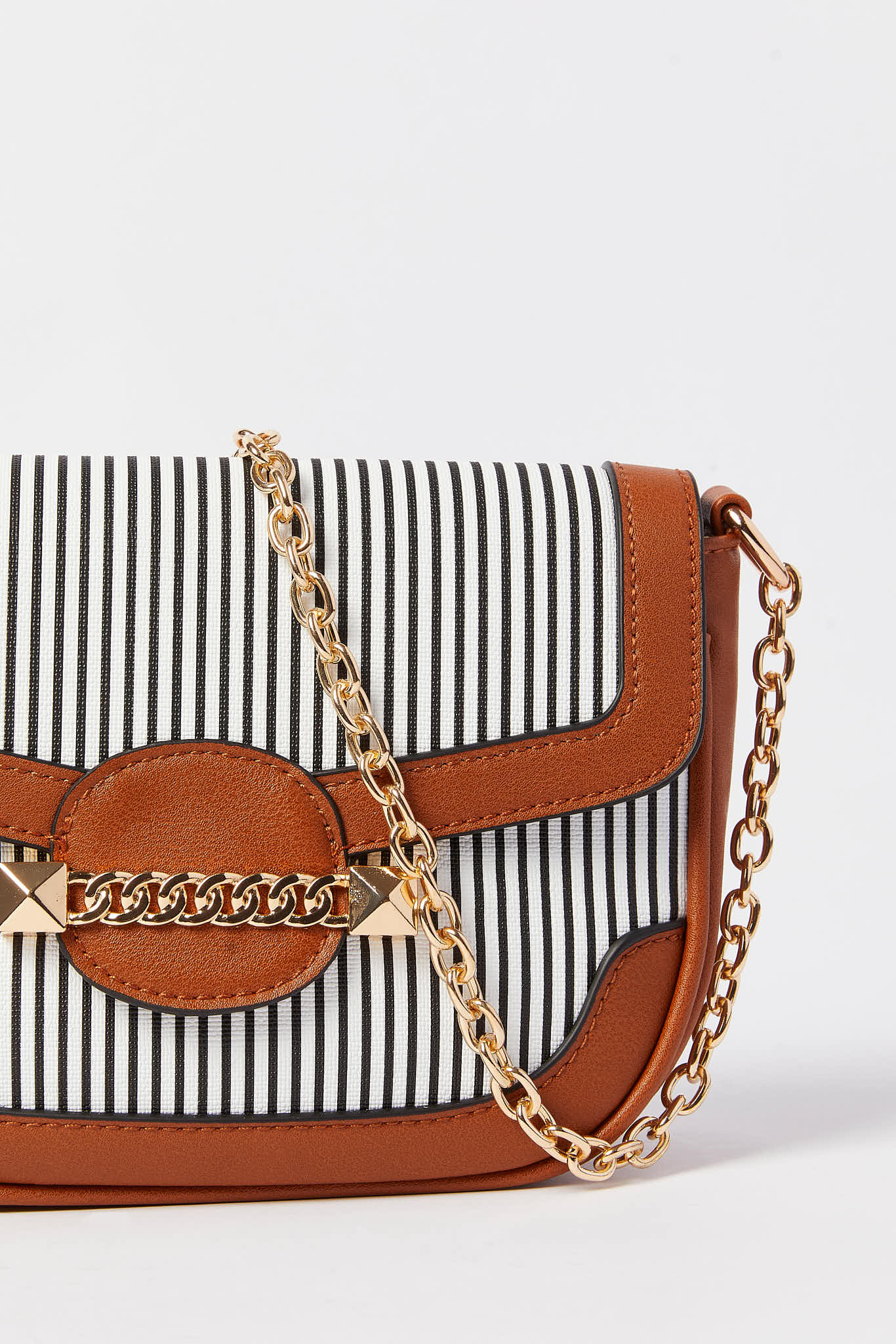 Redtag-White-And-Black-Nautical-Stripes-Cross-Body-Bag-Category:Bags,-Colour:Assorted,-Dept:Ladieswear,-Filter:Women's-Accessories,-New-In,-New-In-Women-ACC,-Non-Sale,-S23A,-Section:Women,-Women-Bags-Women-