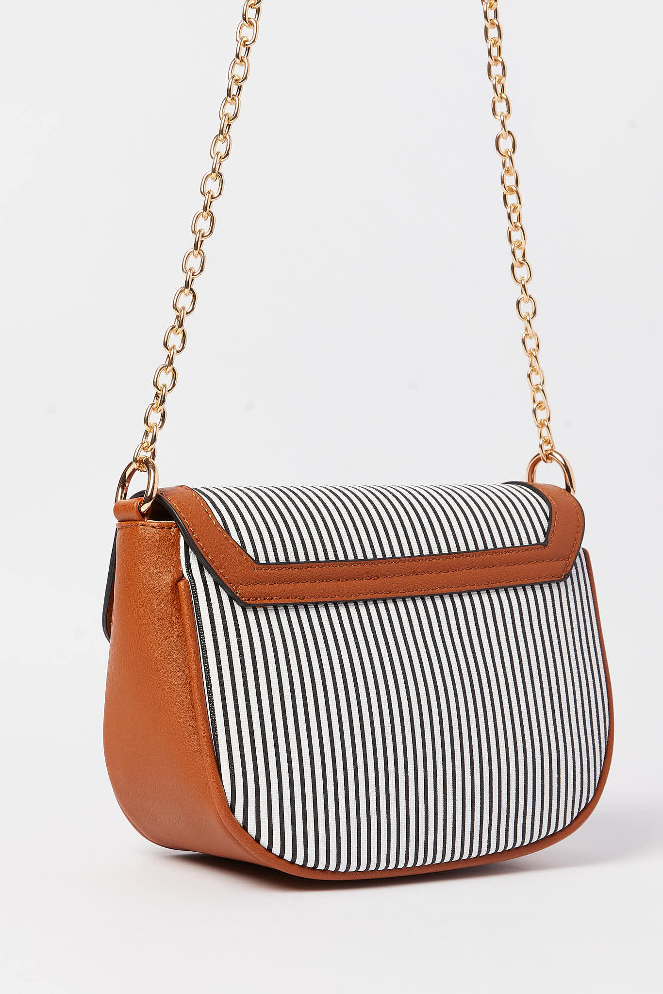 Redtag-White-And-Black-Nautical-Stripes-Cross-Body-Bag-Category:Bags,-Colour:Assorted,-Dept:Ladieswear,-Filter:Women's-Accessories,-New-In,-New-In-Women-ACC,-Non-Sale,-S23A,-Section:Women,-Women-Bags-Women-