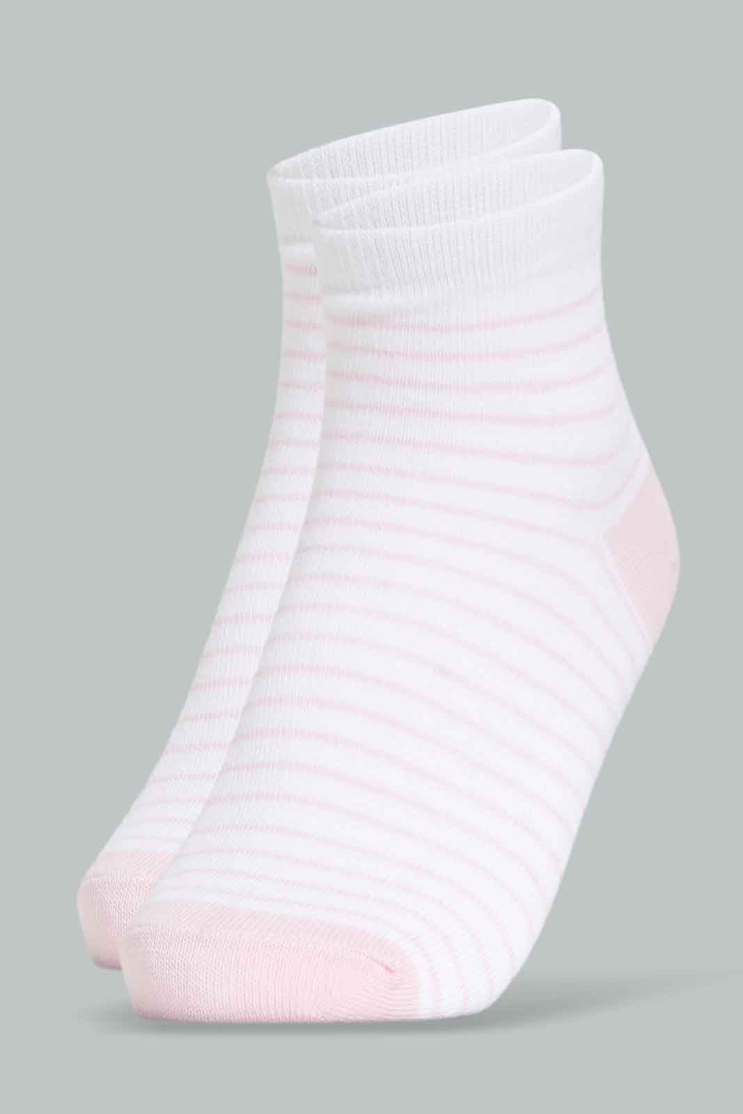 Redtag-Girls-Pack-Of-2-Ankle-Sock--Pink/Solid-365,-Category:Socks,-Colour:Apricot,-Deals:New-In,-Filter:Senior-Girls-(8-to-14-Yrs),-GSR-Socks,-New-In-GSR-APL,-Non-Sale,-Section:Girls-(0-to-14Yrs)-Senior-Girls-9 to 14 Years