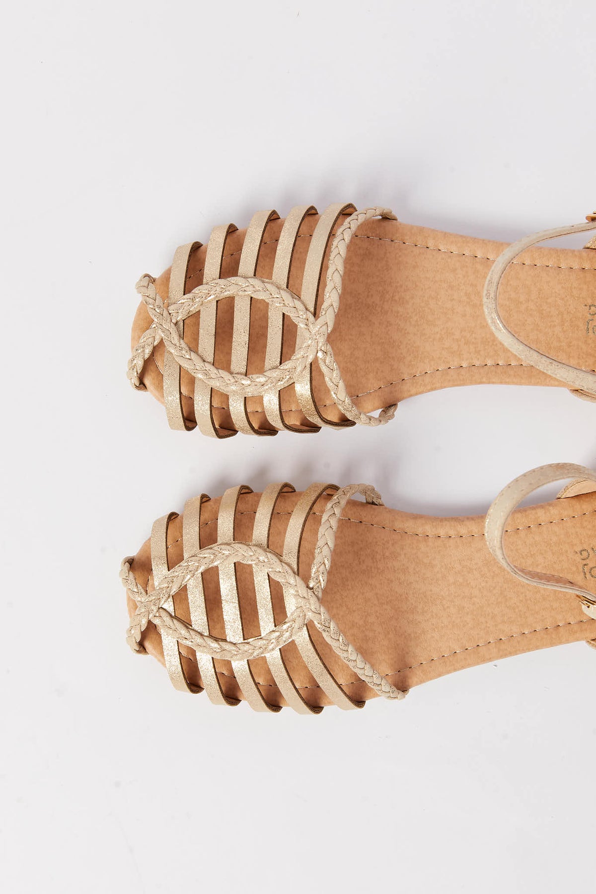 Redtag-Gold-Braided-Fisherman-Sandal-Category:Sandals,-Colour:Gold,-Deals:New-In,-Filter:Girls-Footwear-(5-to-14-Yrs),-GSR-Sandals,-N/A,-New-In-GSR-FOO,-Non-Sale,-S23A,-Section:Girls-(0-to-14Yrs)-Senior-Girls-5 to 14 Years