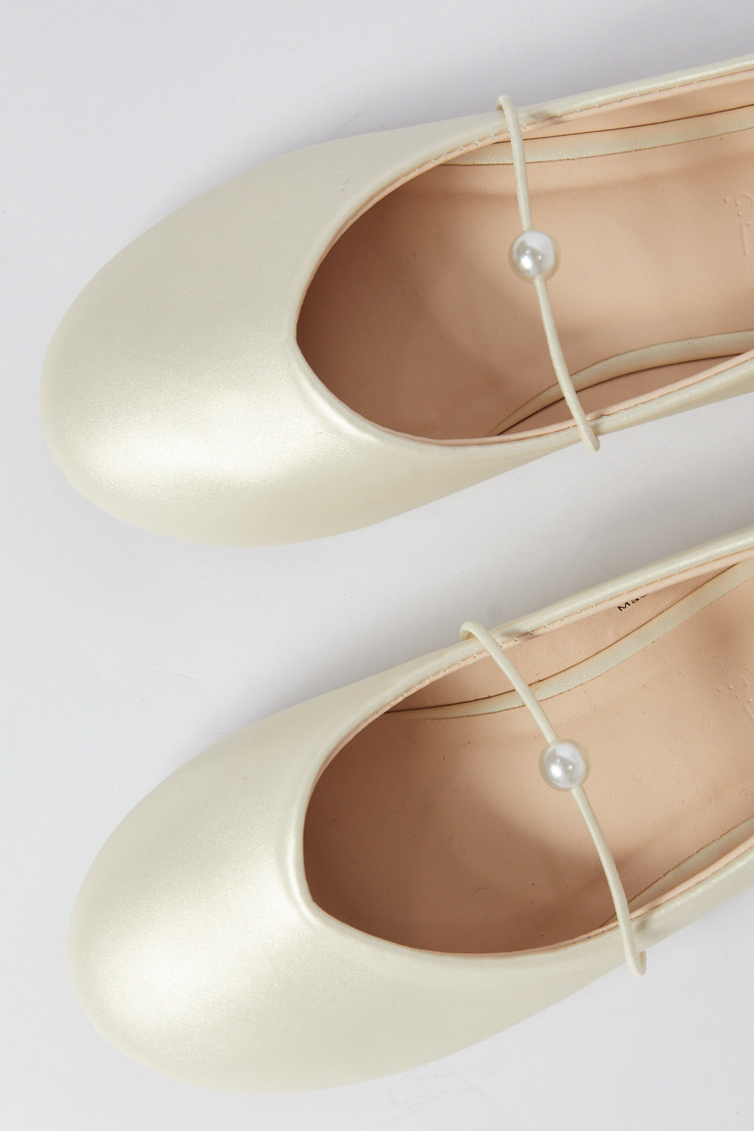 Redtag-Gold-Pearl-Trim-Balleirna-(-Repeat-)-Category:Shoes,-Colour:Gold,-Deals:2-FOR-69,-Deals:New-In,-Filter:Girls-Footwear-(5-to-14-Yrs),-GSR-Shoes,-N/A,-New-In-GSR-FOO,-Non-Sale,-S23A,-Section:Girls-(0-to-14Yrs)-Senior-Girls-5 to 14 Years