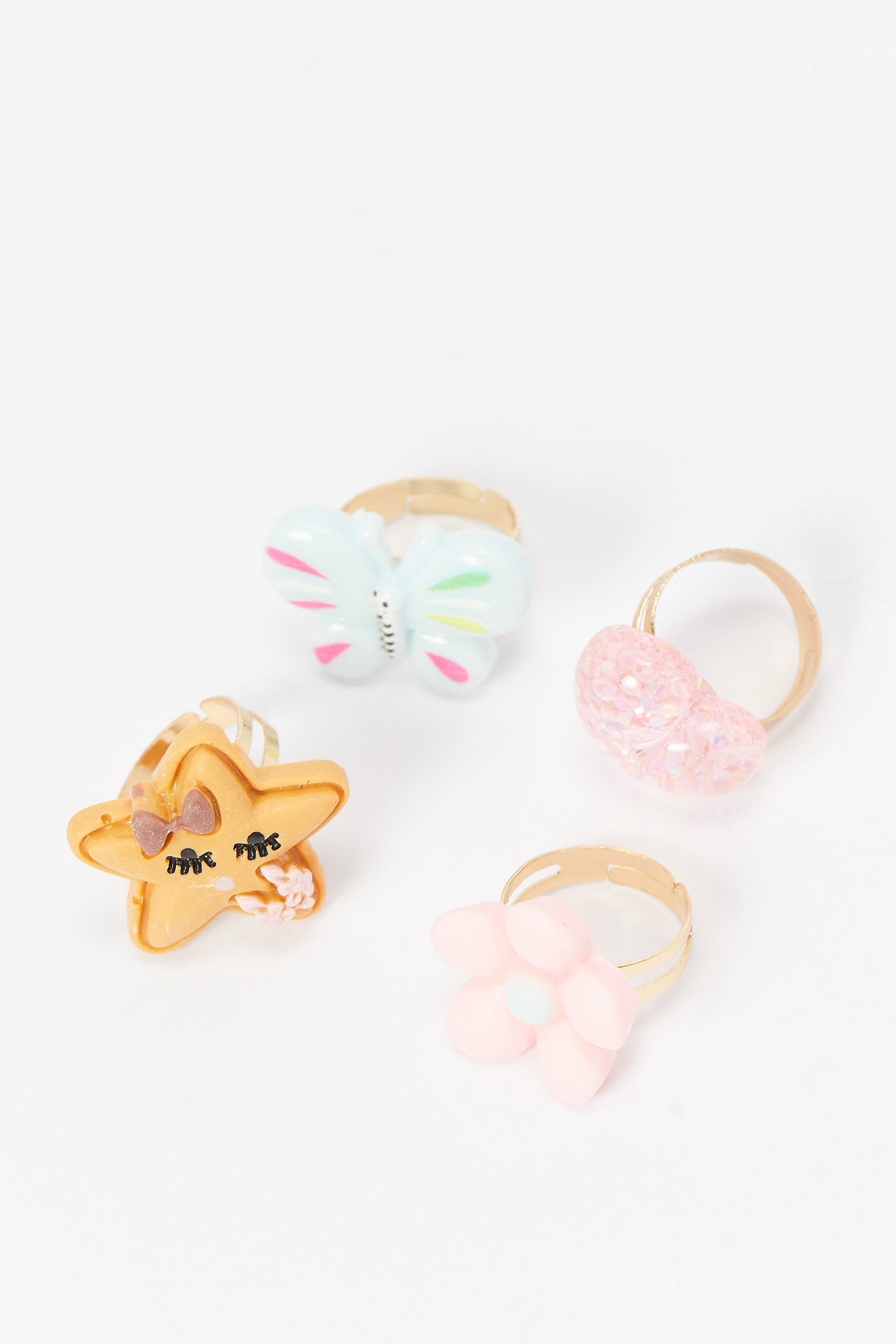 Redtag-Ring-Set-Category:Jewellery,-Colour:Assorted,-Deals:New-In,-Dept:Girls,-Filter:Girls-Accessories,-GIR-Jewellery,-New-In,-New-In-GIR-ACC,-Non-Sale,-S23A,-Section:Girls-(0-to-14Yrs)-Girls-