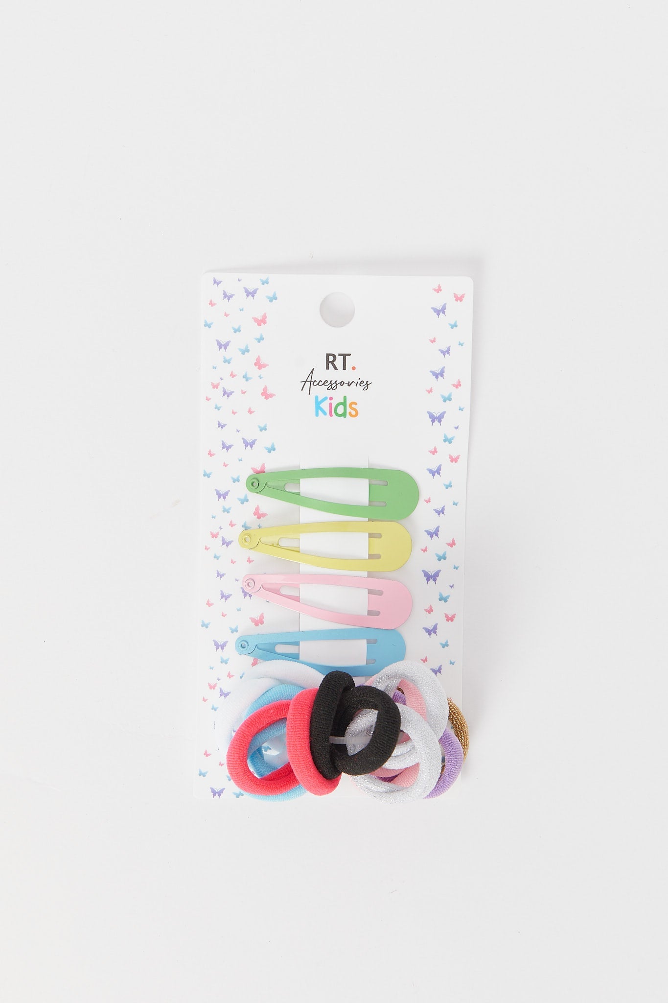 Redtag-S/14-Elastic+S/4-Hair-Clip-Category:Hair-Accessories,-Colour:Assorted,-Deals:New-In,-Dept:Girls,-Filter:Girls-Accessories,-GIR-Hair-Accessories,-H1:ACC,-H2:GIR,-H3:GIA,-H4:HAC,-New-In,-New-In-GIR-ACC,-Non-Sale,-S23A,-Season:S23B,-Section:Girls-(0-to-14Yrs)-Girls-