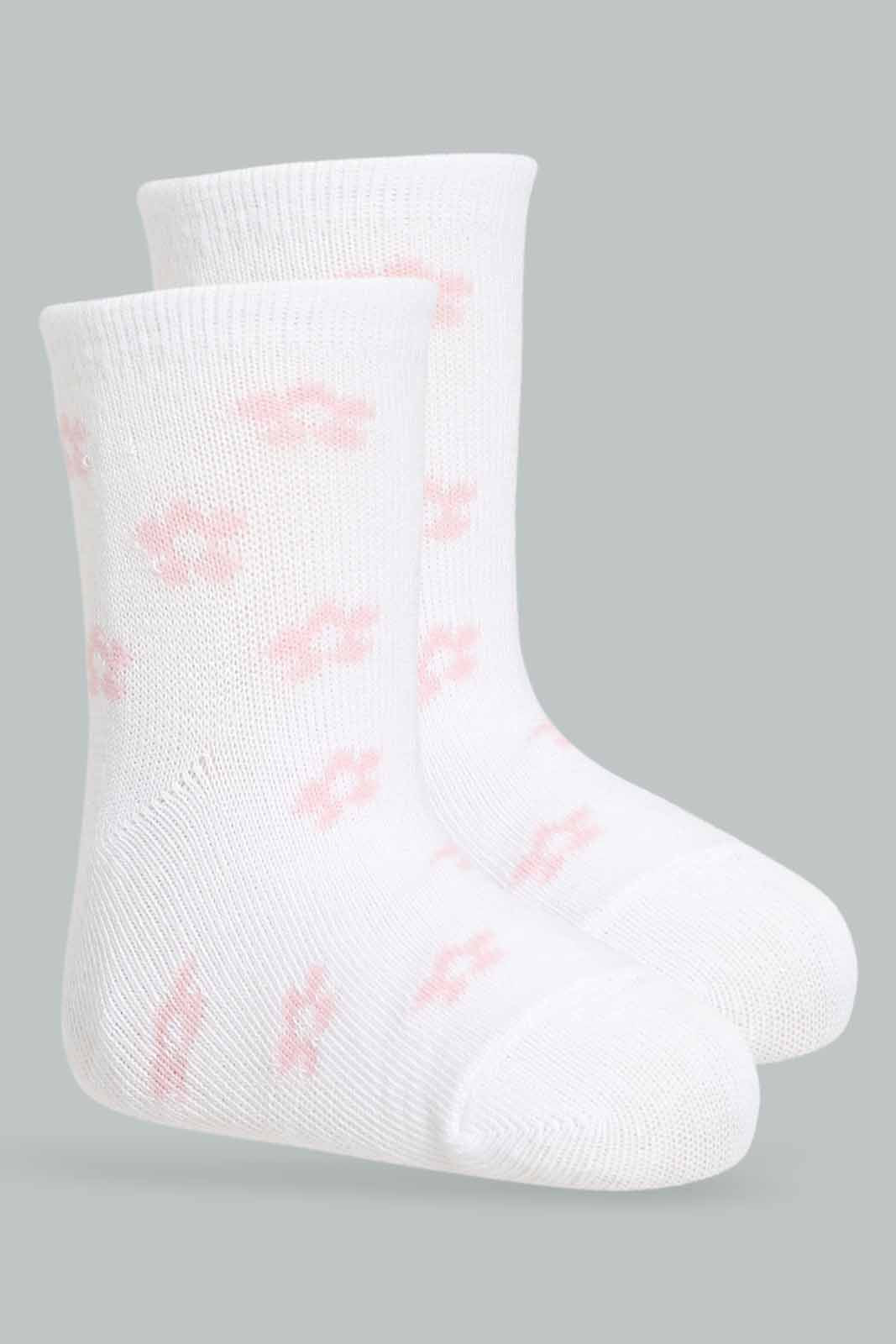 Baby Girls Assorted Ankle Socks (Pack of 4)
