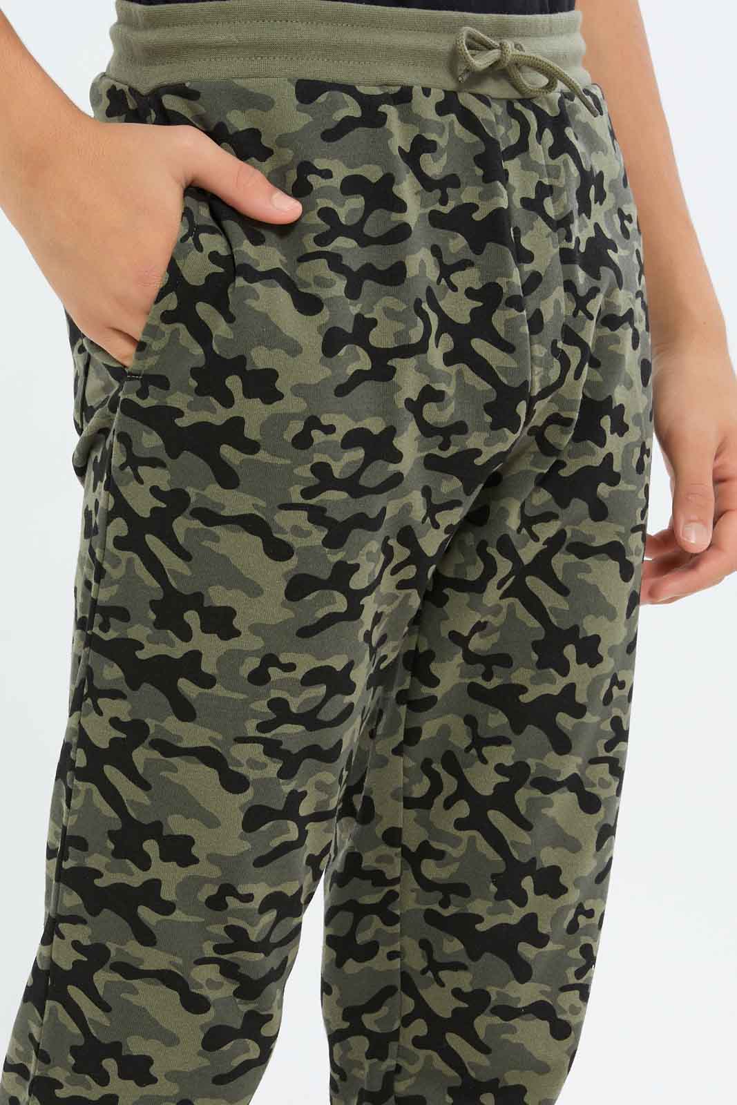 Redtag-Boys-Olive-C-Active-Pants-BSR-Joggers,-Category:Joggers,-Colour:Green,-Deals:New-In,-Dept:Boys,-Filter:Senior-Boys-(8-to-14-Yrs),-New-In-BSR-APL,-Non-Sale,-S23B,-Section:Boys-(0-to-14Yrs)-Senior-Boys-9 to 14 Years