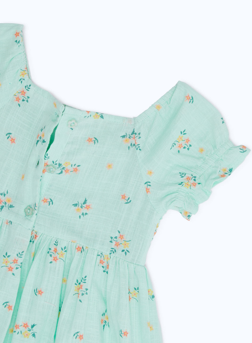Redtag-Girls-Mint-Smocking-Aop-Dress-Category:Dresses,-Colour:Mint,-Deals:2-FOR-90,-Deals:New-In,-Dept:Girls,-Filter:Infant-Girls-(3-to-24-Mths),-H1:KWR,-H2:ING,-H3:DRS,-H4:CAD,-ING-Dresses,-New-In-ING-APL,-Non-Sale,-S23B,-Season:S23B,-Section:Girls-(0-to-14Yrs)-Infant-Girls-3 to 24 Months