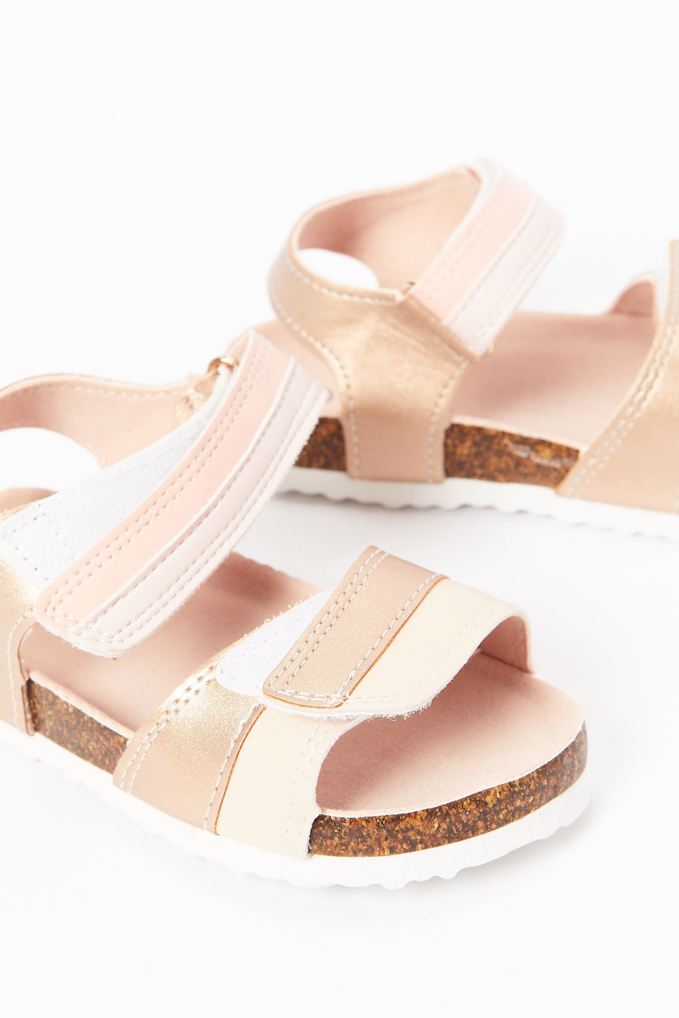 Redtag-Pink-Cork-Sandal-Category:Shoes,-Colour:Pink,-Deals:New-In,-Filter:Girls-Footwear-(3-to-5-Yrs),-GIR-Sandals,-N/A,-New-In-GIR-FOO,-Non-Sale,-S23B,-Section:Girls-(0-to-14Yrs)-Girls-3 to 5 Years