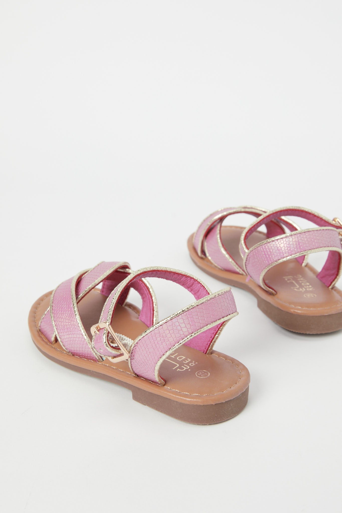Redtag-Pink-Crossover-Sandal-Category:Shoes,-Colour:Pink,-Deals:New-In,-Filter:Girls-Footwear-(3-to-5-Yrs),-GIR-Sandals,-H1:FOO,-H2:GIR,-H3:SAF,-H4:SAN,-N/A,-New-In-GIR-FOO,-Non-Sale,-S23B,-Season:S23B,-Section:Girls-(0-to-14Yrs)-Girls-3 to 5 Years